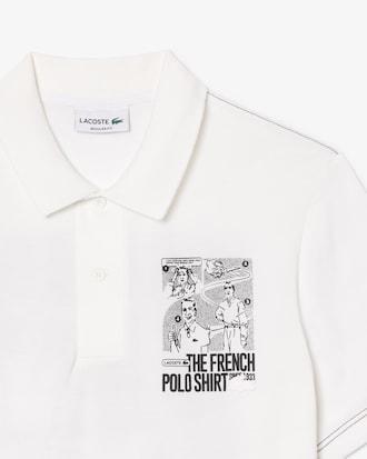 Men's Regular Fit Lacoste Movement Printed Polo Product Image