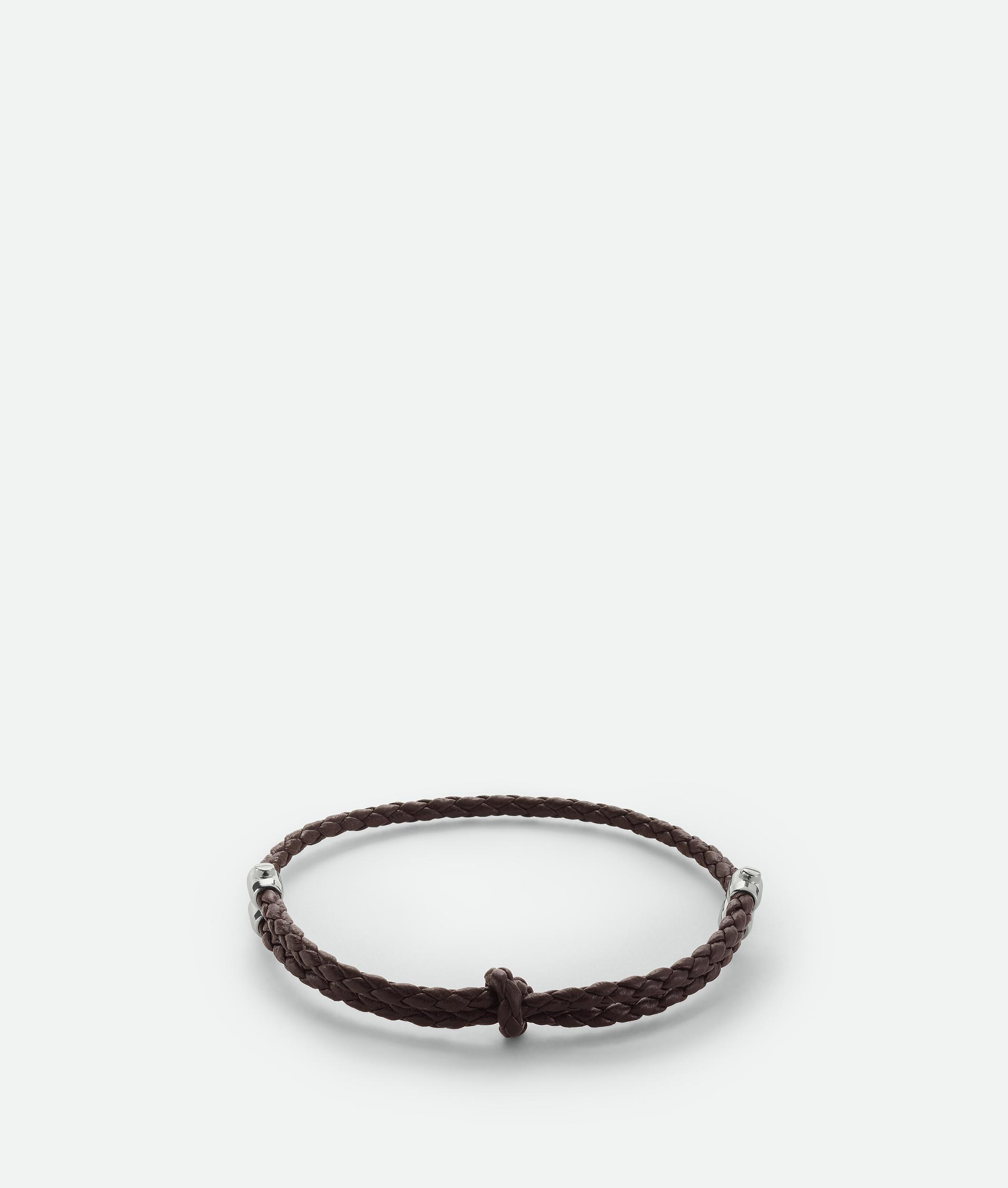 Men's Leather Bracelet in Fondant Product Image