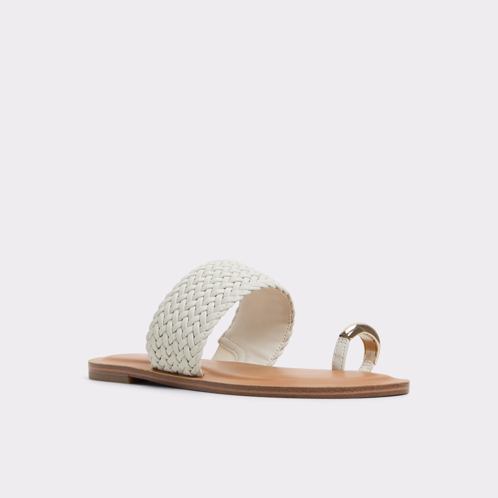 ALDO Beachwalk - Women's Travel Essential Collection - White, Size 6.5 Product Image