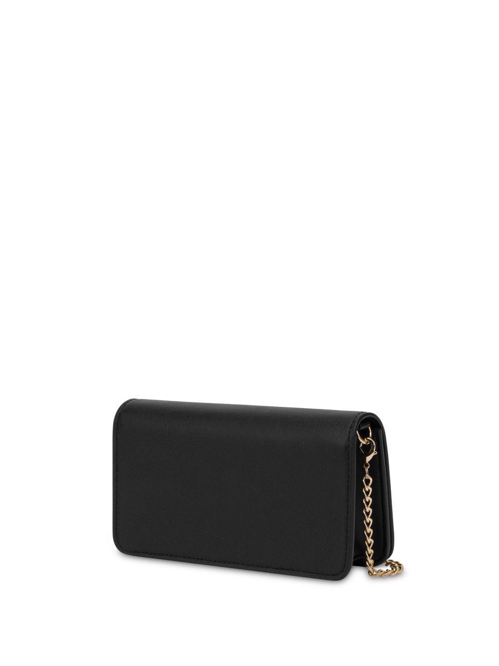 logo-embossed leather purse  Product Image
