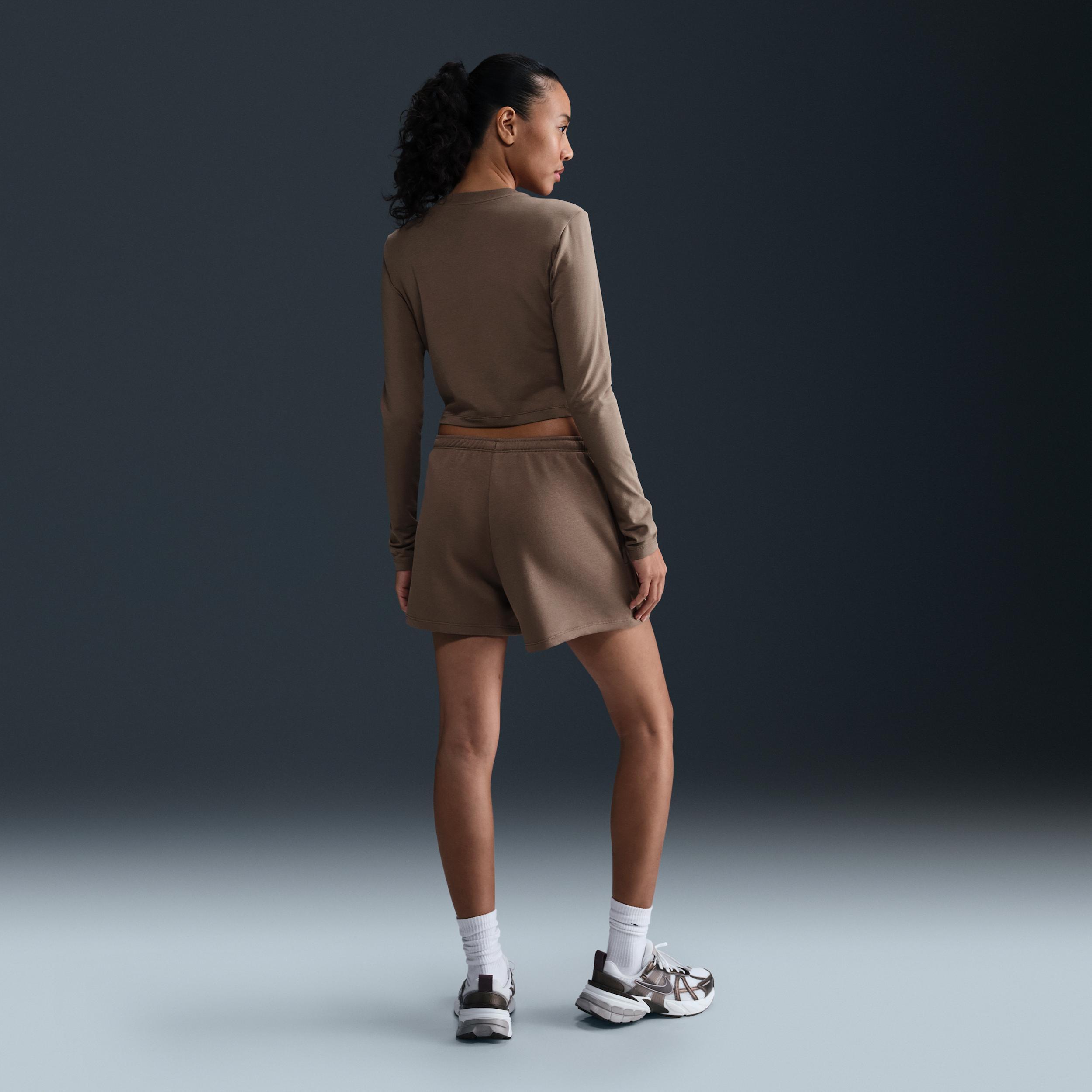 Women's Nike Sportswear Chill Knit Slim Long-Sleeve Cropped Top Product Image
