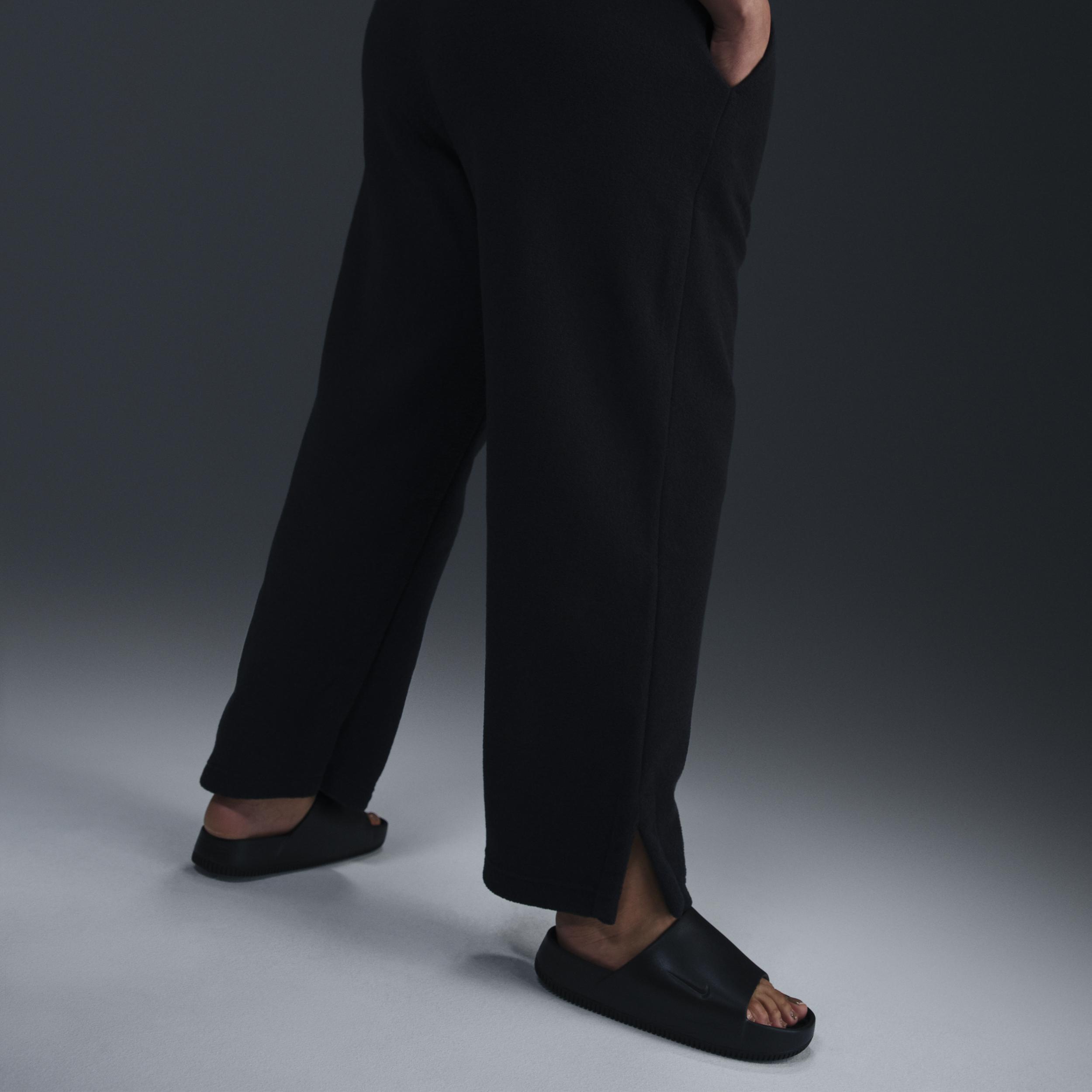 Nike Sportswear Phoenix Plush Women's High-Waisted Wide-Leg Cozy Fleece Pants (Plus Size) Product Image