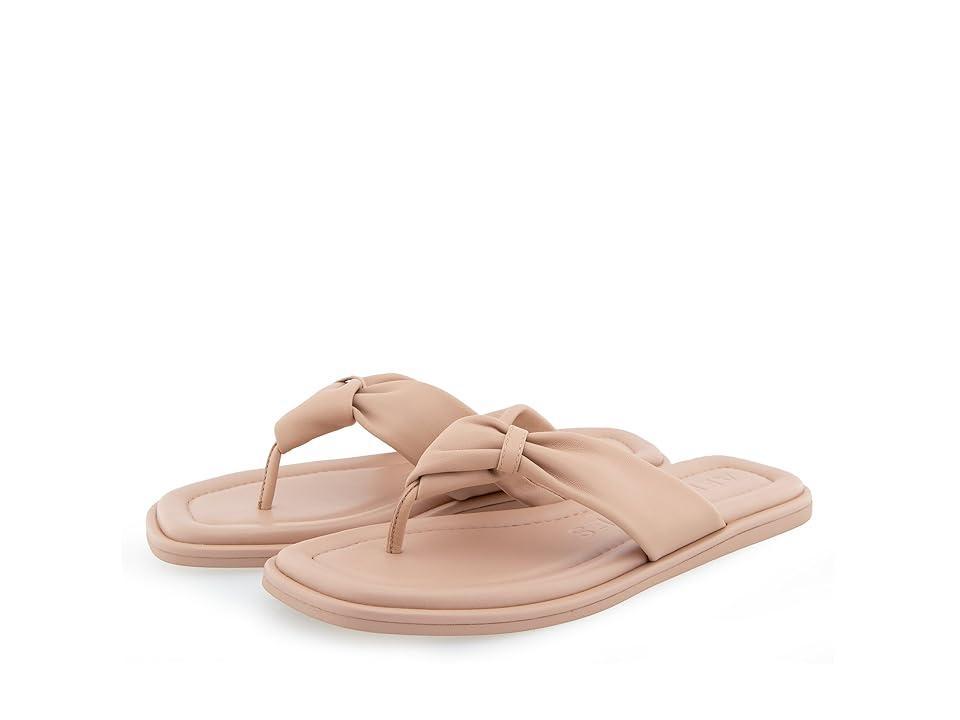 Aerosoles Bond Women's Leather Thong Sandals, Size: 8.5, Cipria Leather Product Image