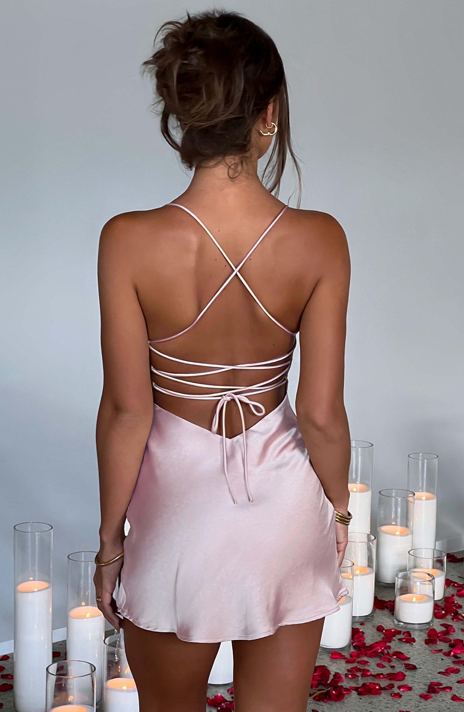 Avril Mini Dress - Blush Product Image