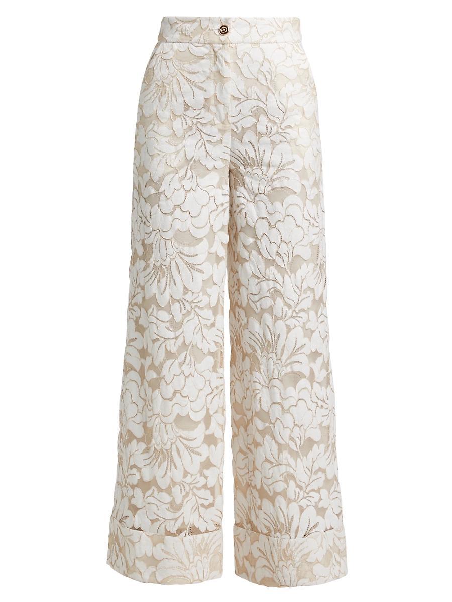 Womens Suri Floral Wide-Leg Pants Product Image