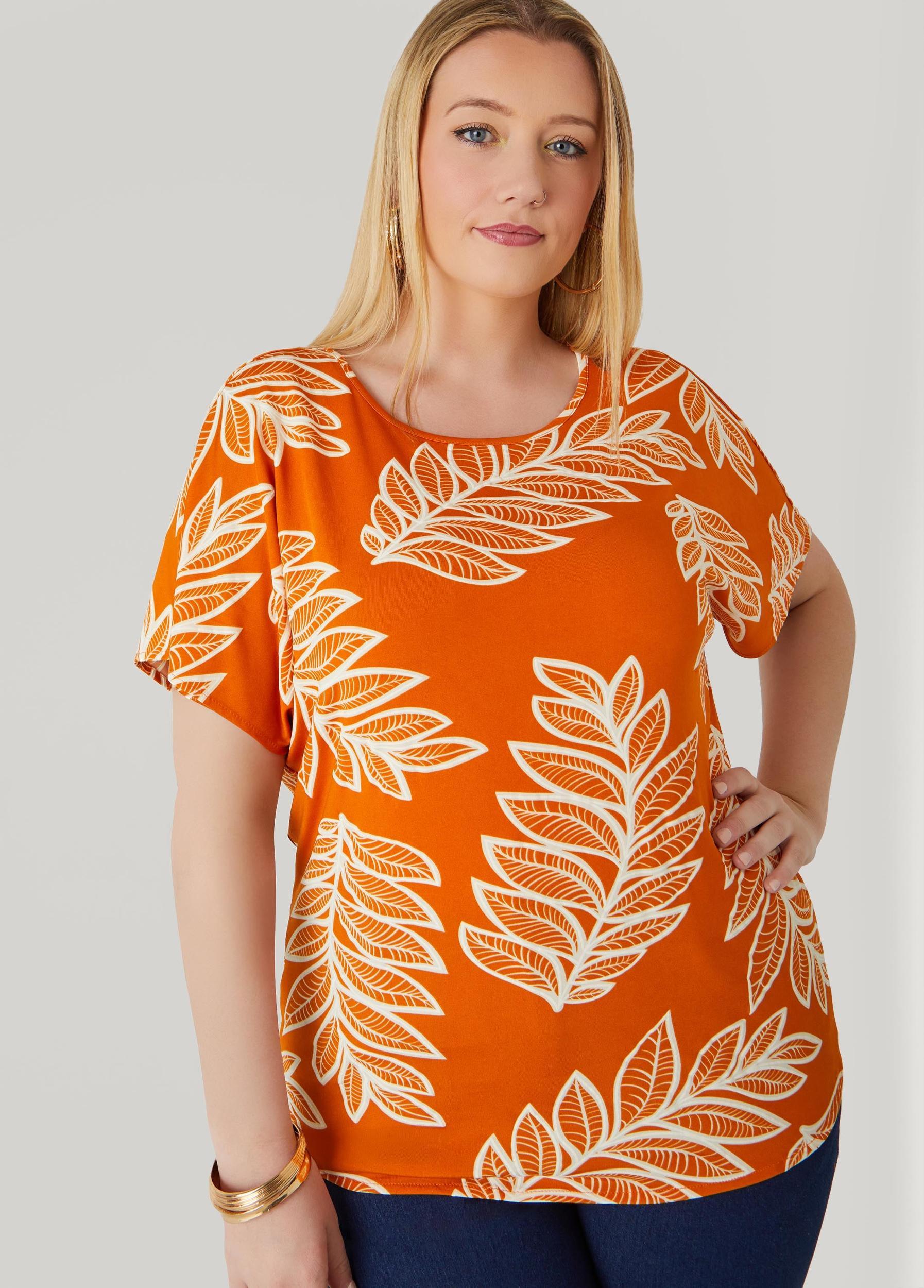 Leaf Print Tee Product Image