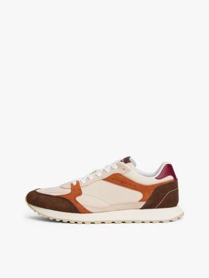 Mixed-Texture Suede Sneaker Product Image