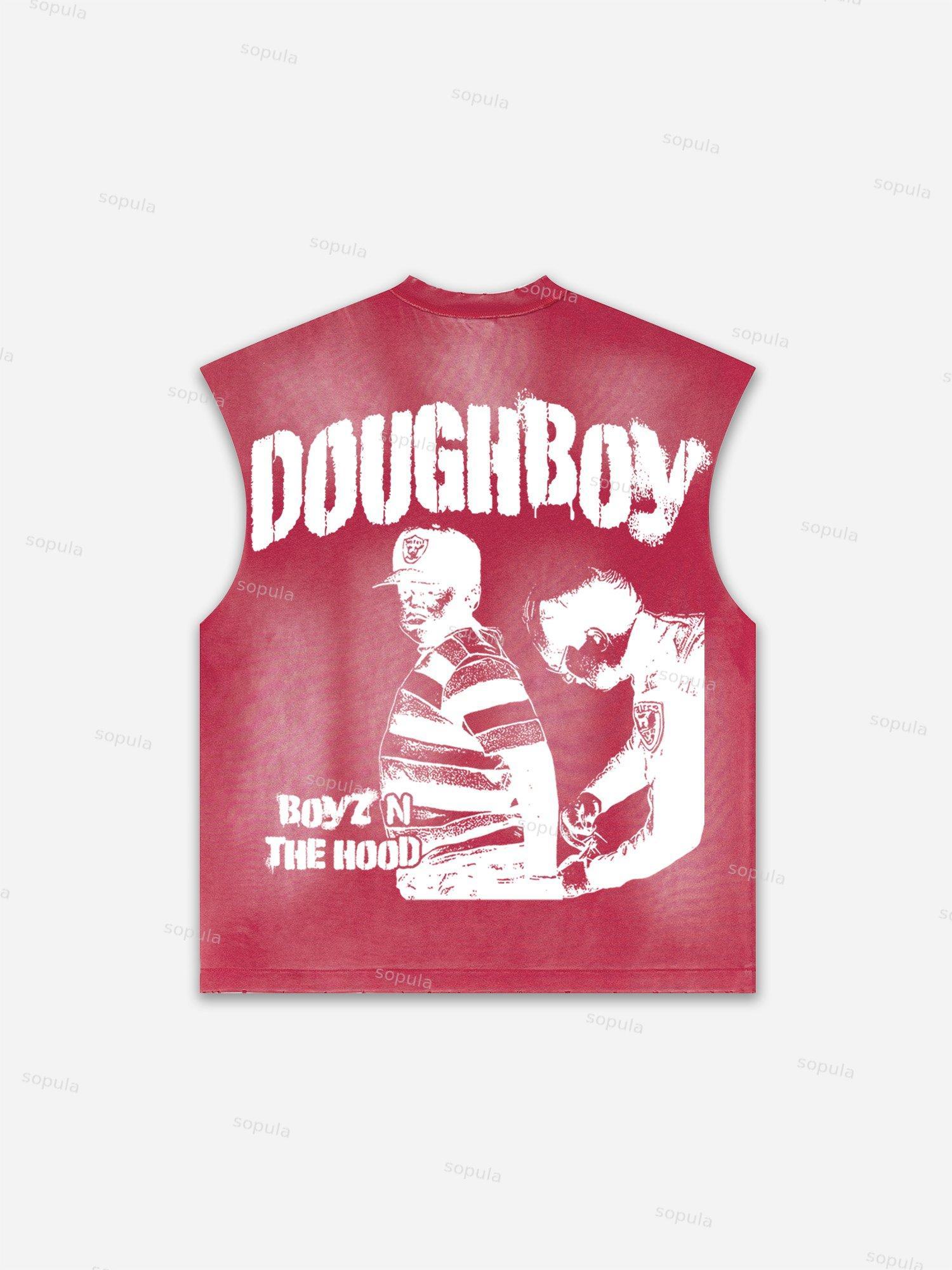 Future World Brainstorming Graphic Print Distressed Tank Top Product Image