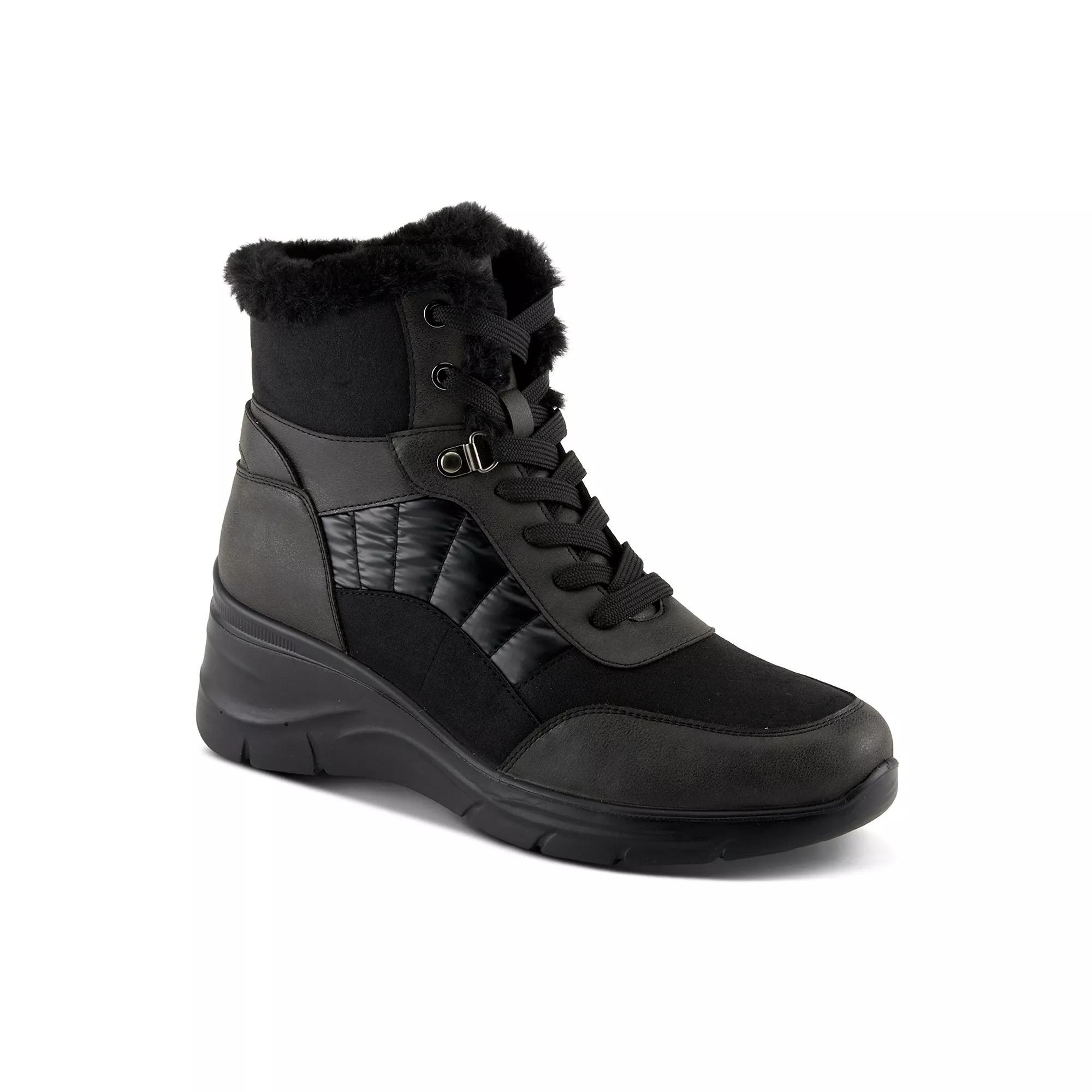 Flexus By Spring Step Wayan Women's Waterproof Ankle Boots, Size: 36, Black Product Image