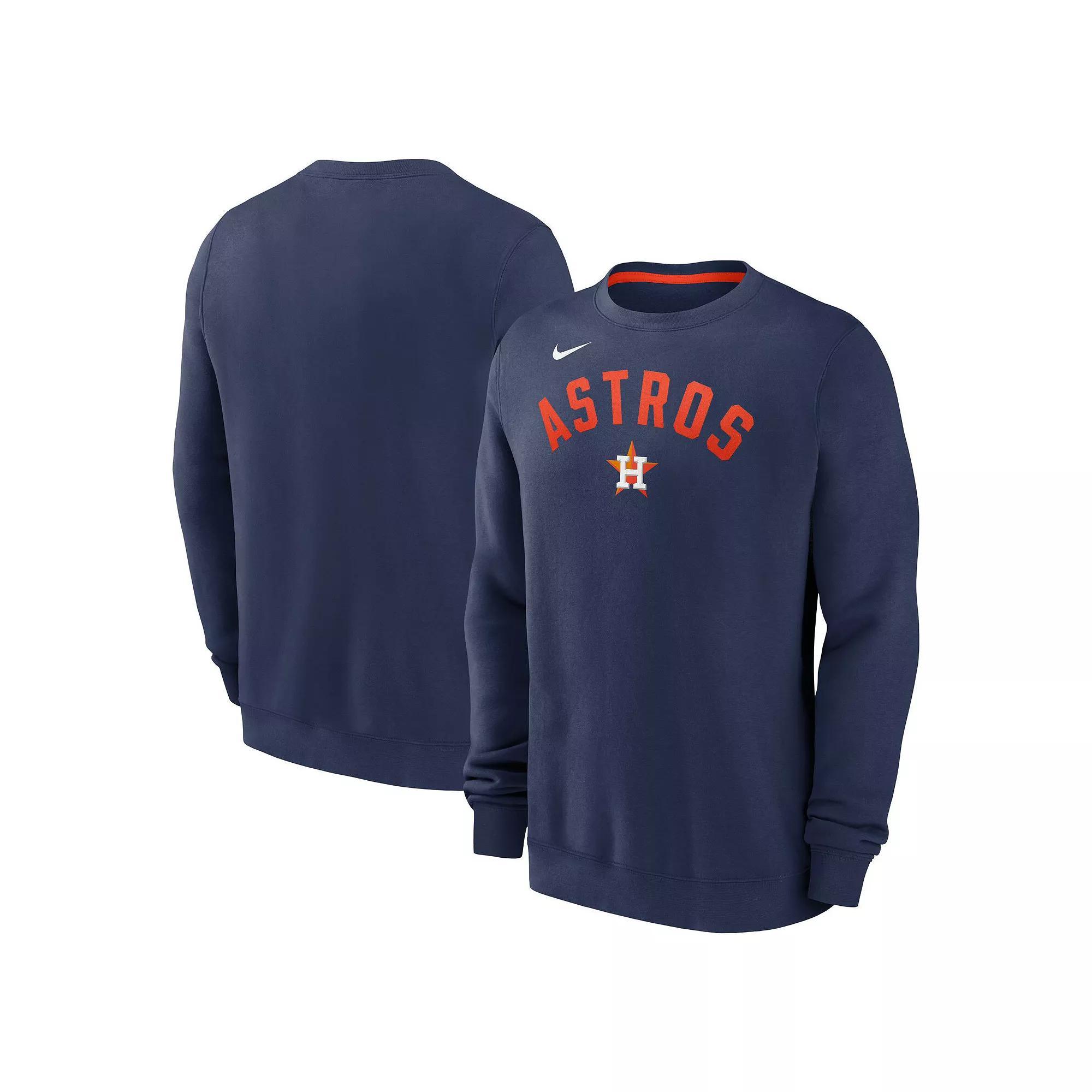 Men's Nike Red Philadelphia Phillies Classic Fleece Performance Pullover Sweatshirt, Size: Small Product Image