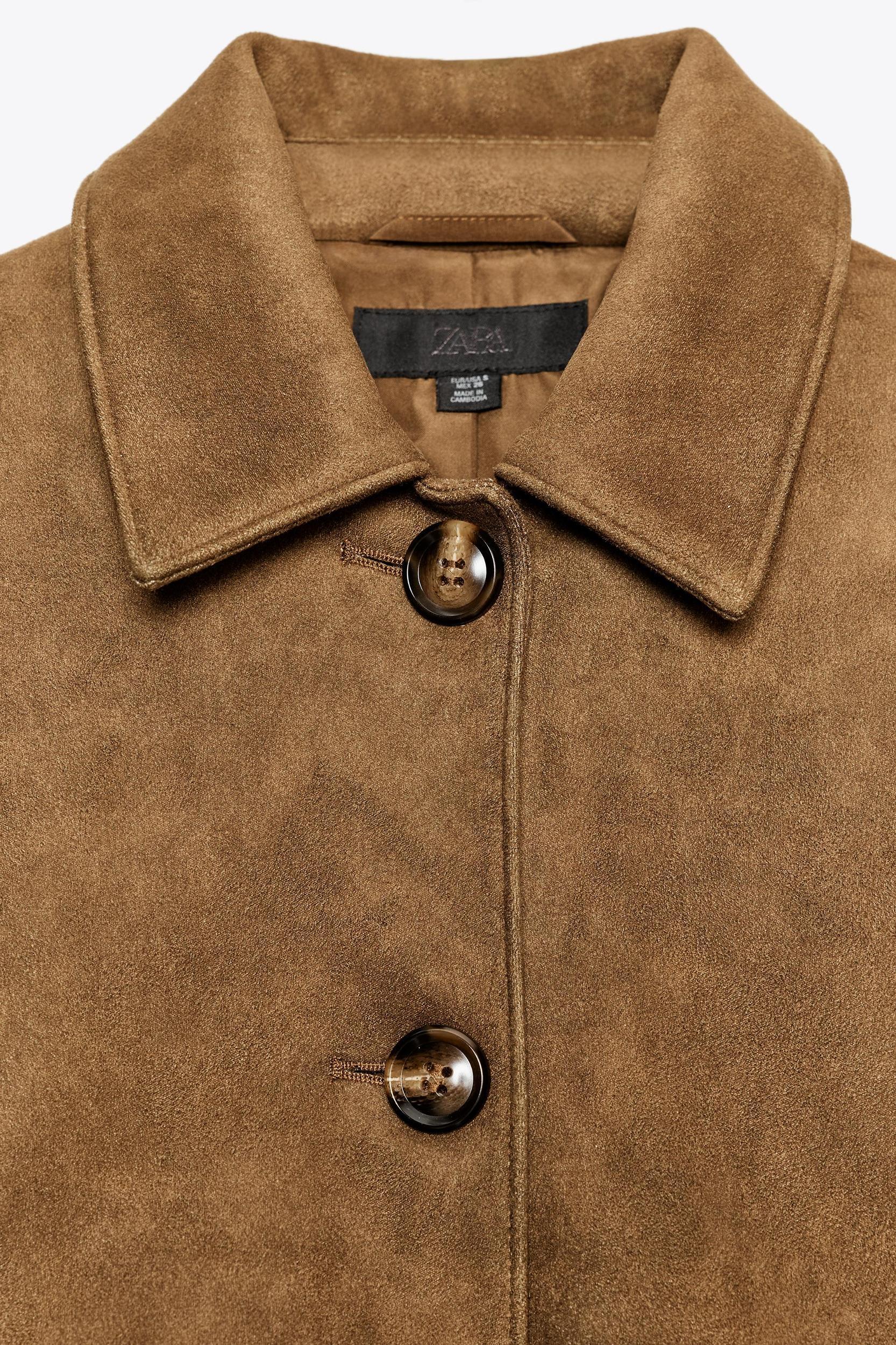 FAUX SUEDE JACKET Product Image
