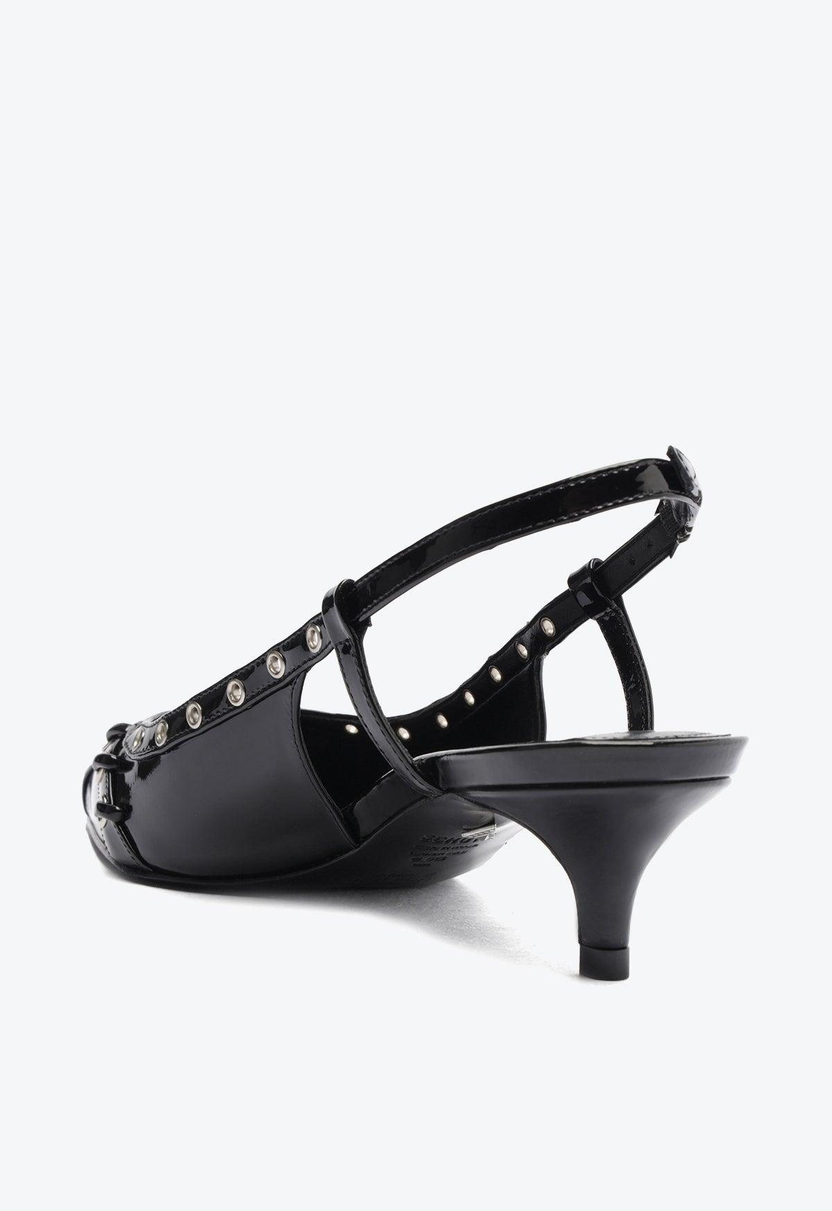 Ruth Mid Patent Leather Pump Product Image