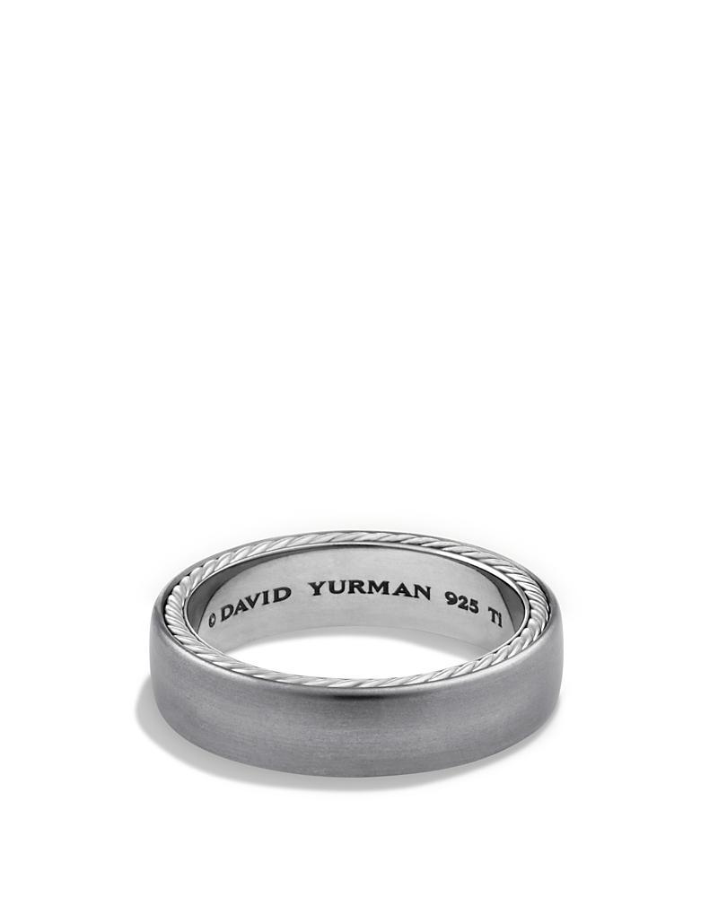 David Yurman Mens Streamline Narrow Band Ring Product Image