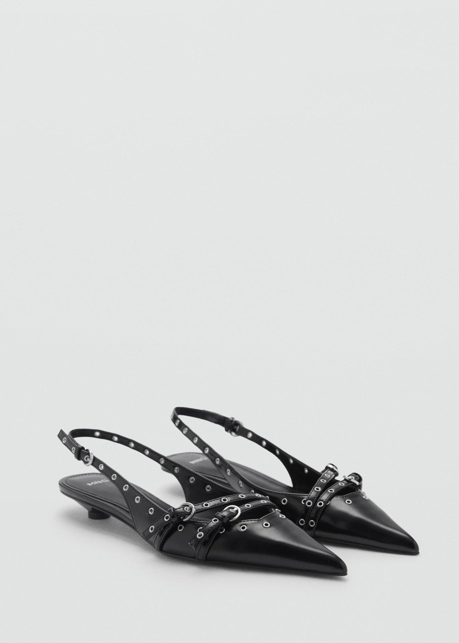 Die-cut kitten shoes - Women | MANGO USA Product Image