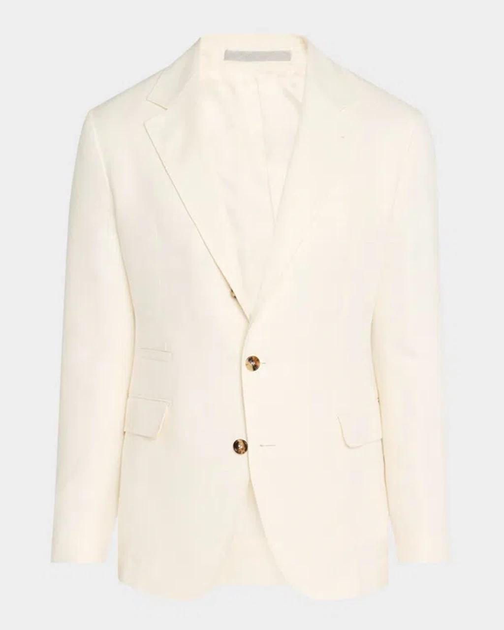 Mens Diagonal Twill Single-Breasted Sport Coat Product Image