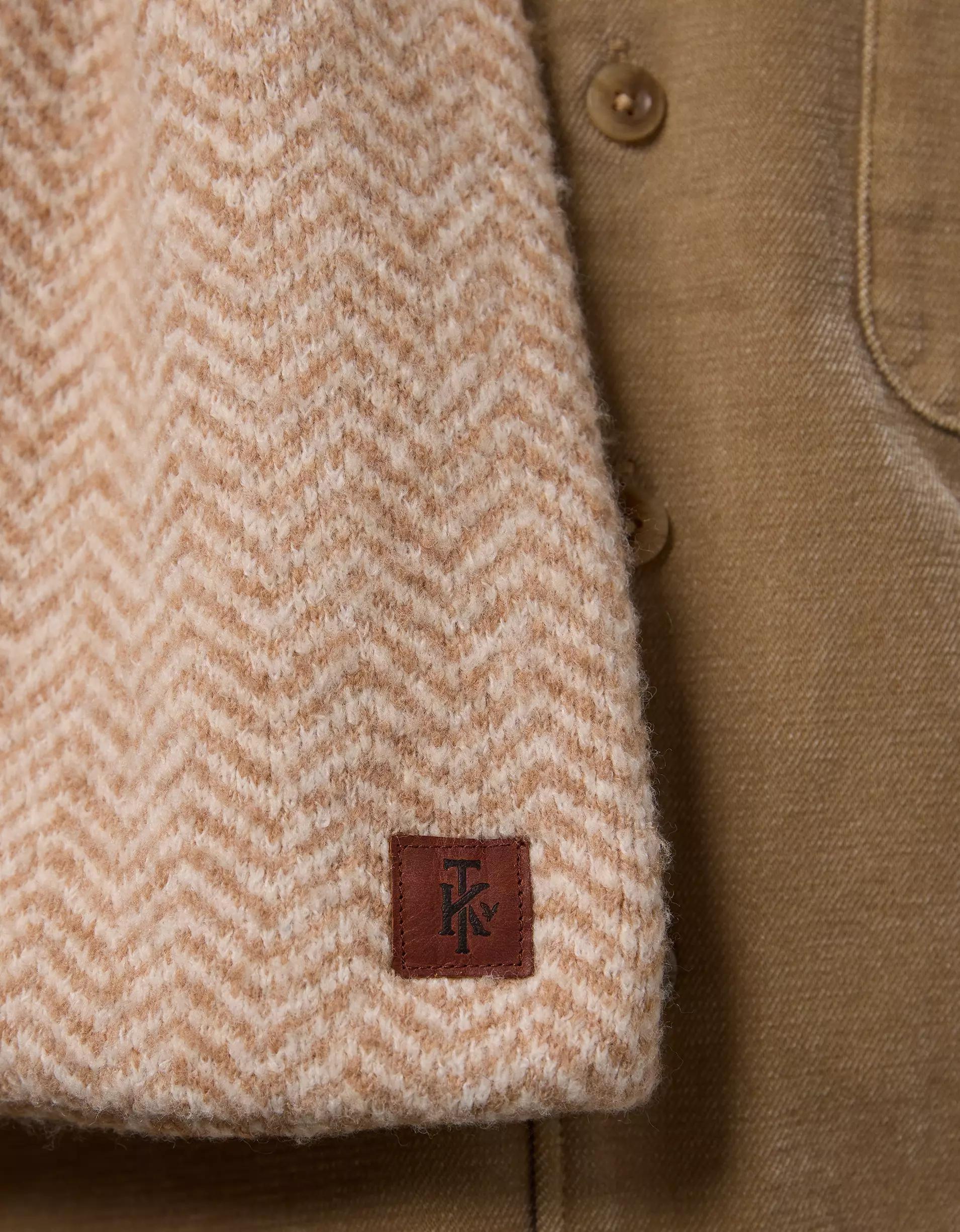 AE x Tru Kolors Knit Herringbone Scarf Product Image