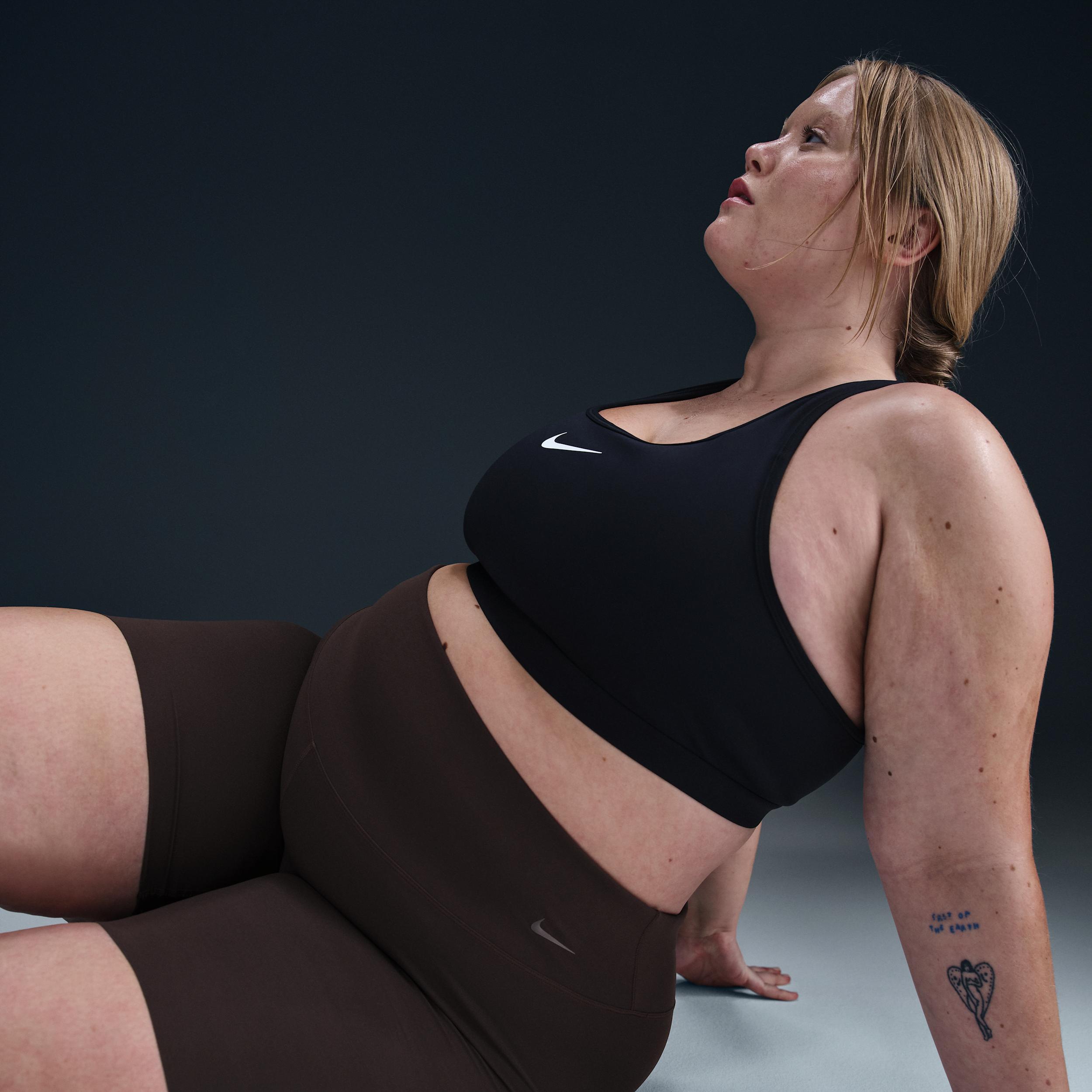 Nike Women's Zenvy Gentle-Support High-Waisted 8" Biker Shorts (Plus Size) Product Image