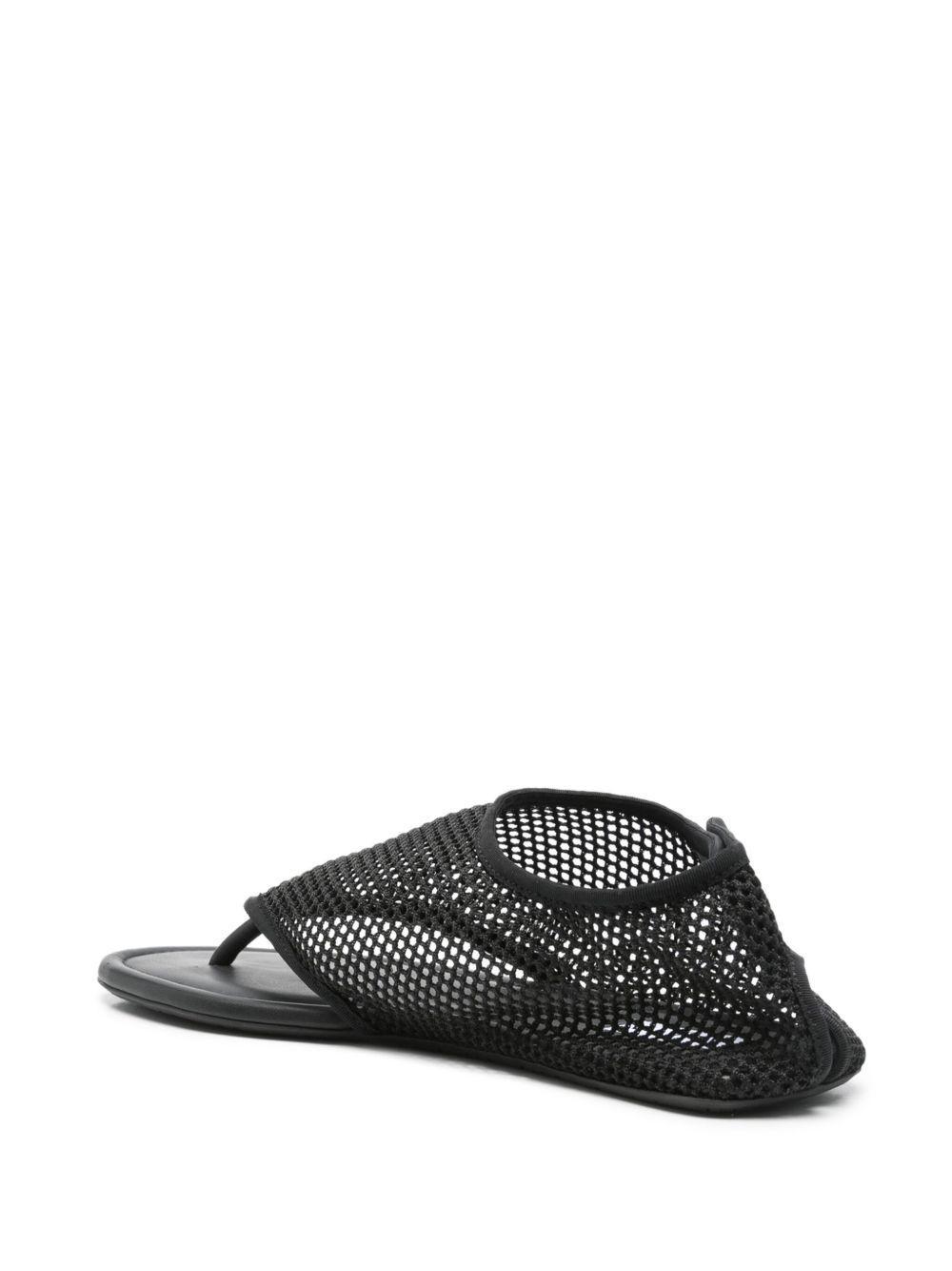 leather flat sandals Product Image