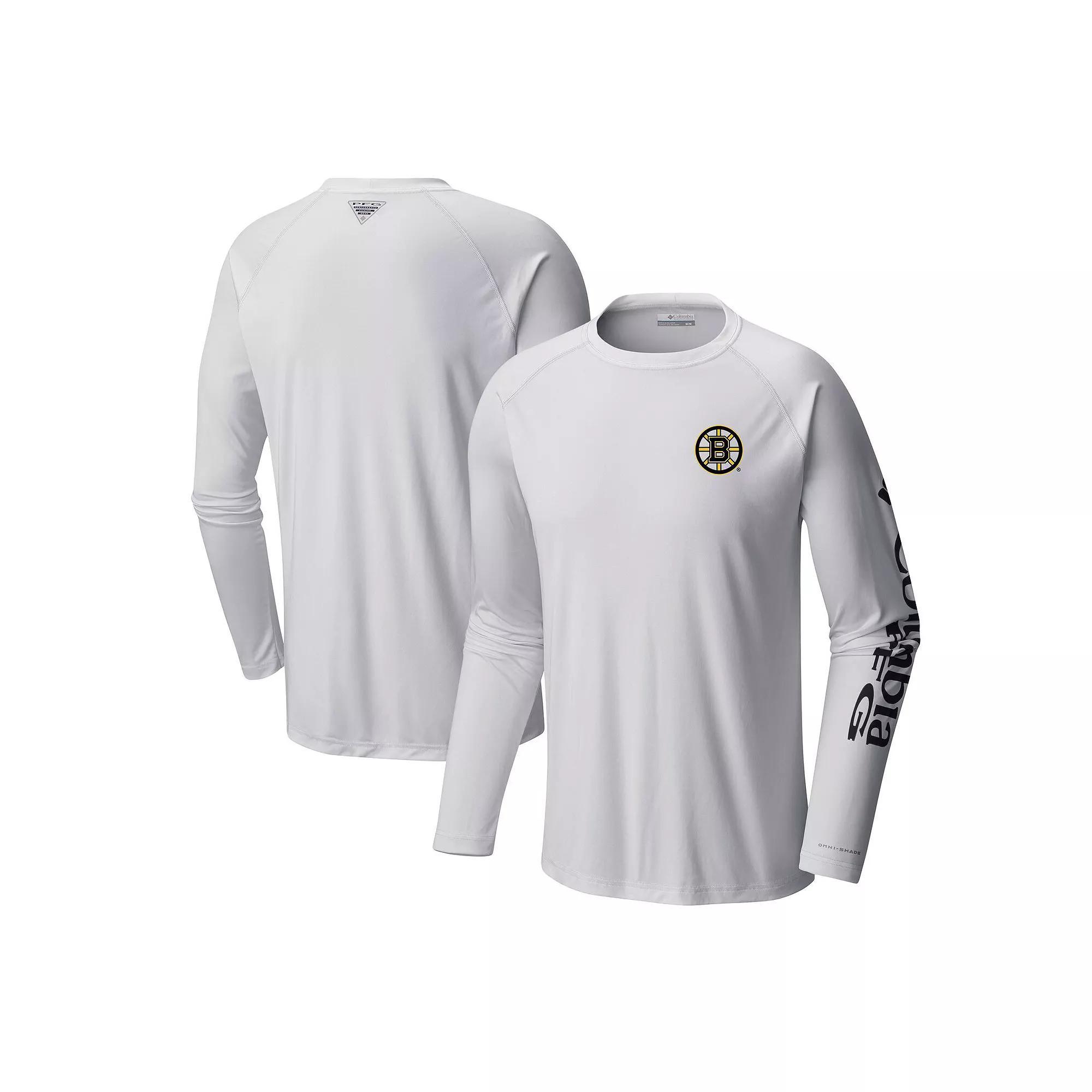 Mens Columbia Colorado Avalanche Terminal Tackle Omni-Shade Raglan Long Sleeve T-Shirt Product Image