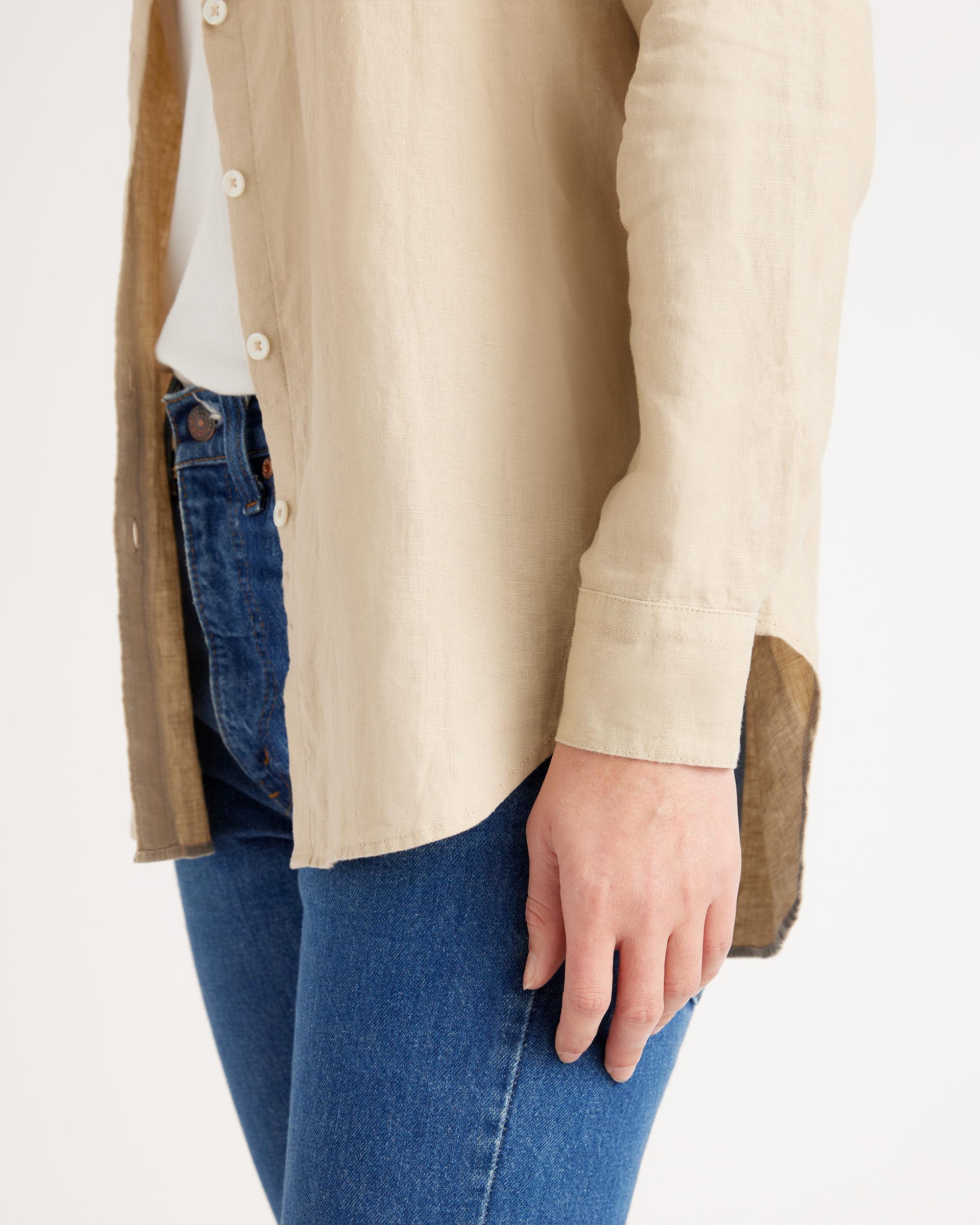 Quince | Women's Long Sleeve Shirt Size XL, Linen Product Image
