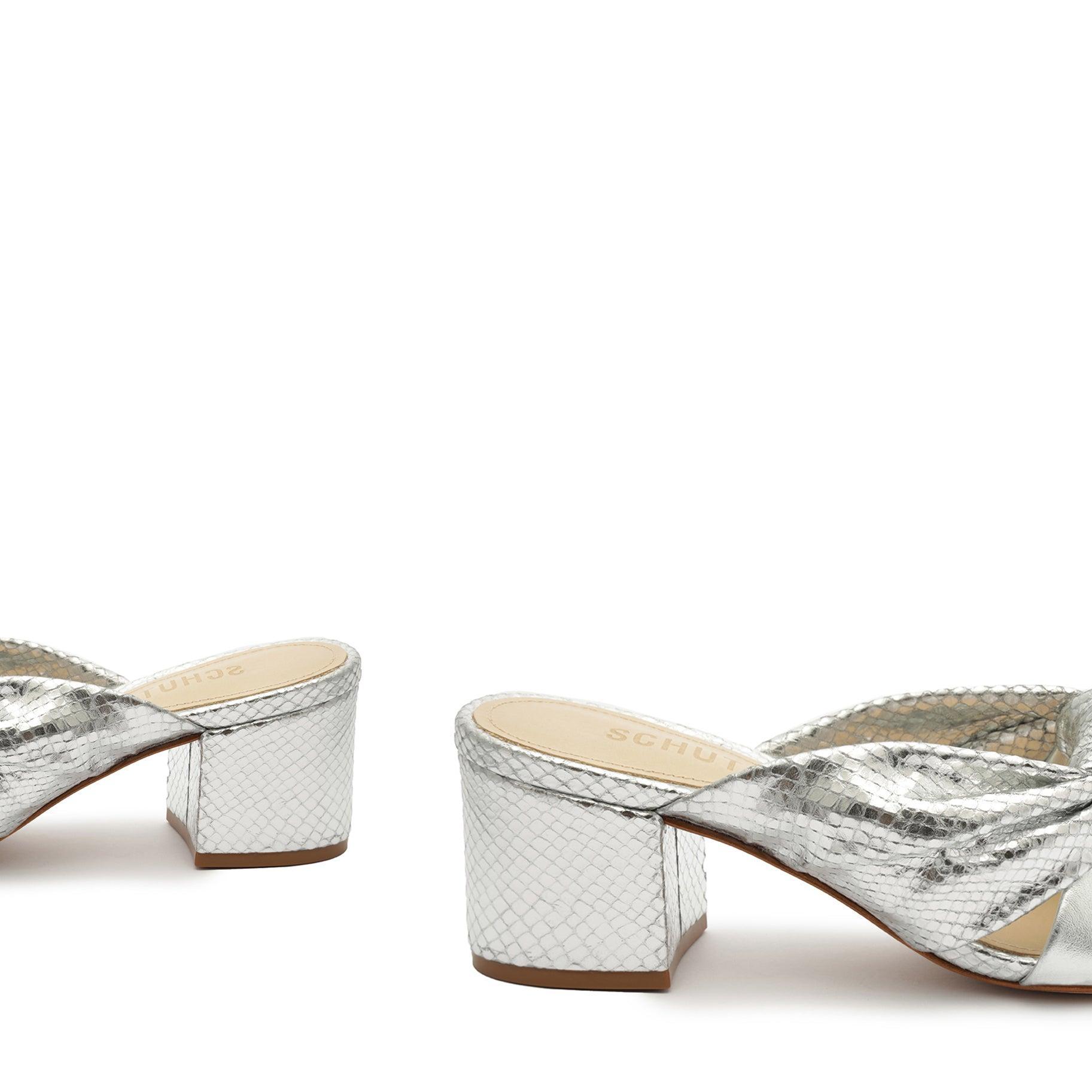 Mindy Mid Block Metallic Sandal Product Image
