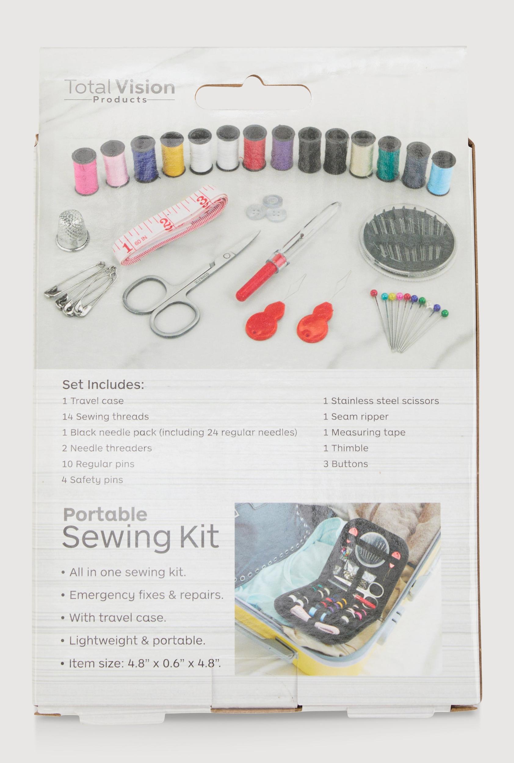 Portable Sewing Kit 62 Piece Set Female Product Image