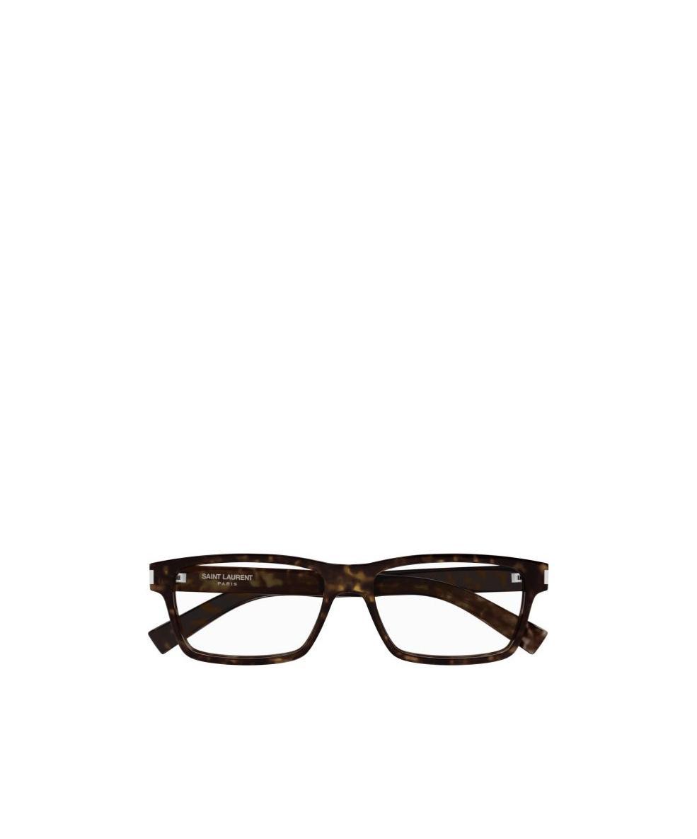 SAINT LAURENT Logo Flat Mirror In Black Product Image
