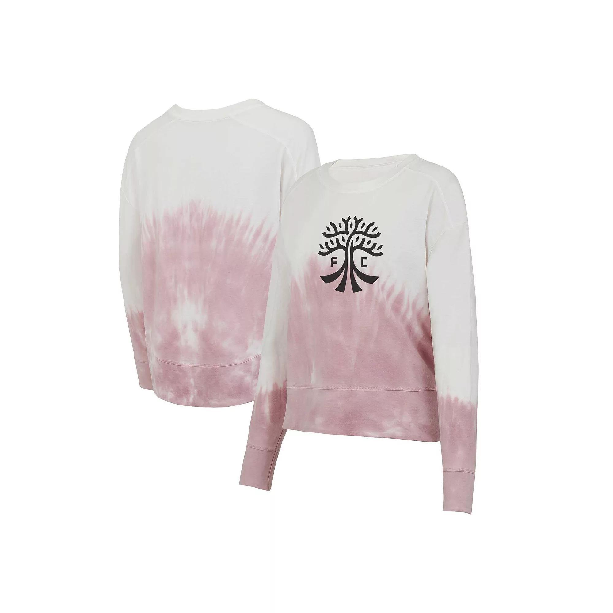 Women's Concepts Sport Pink/White Austin FC Orchard Tie-Dye Long Sleeve T-Shirt, Size: Small, Afc Pink Product Image