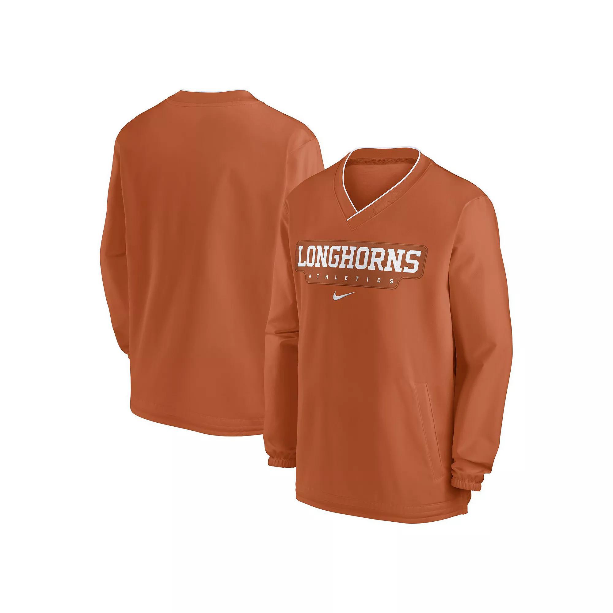Men's Nike Texas Orange Texas Longhorns 2024 Sideline Pullover Windshirt, Size: 2XL, Team Product Image