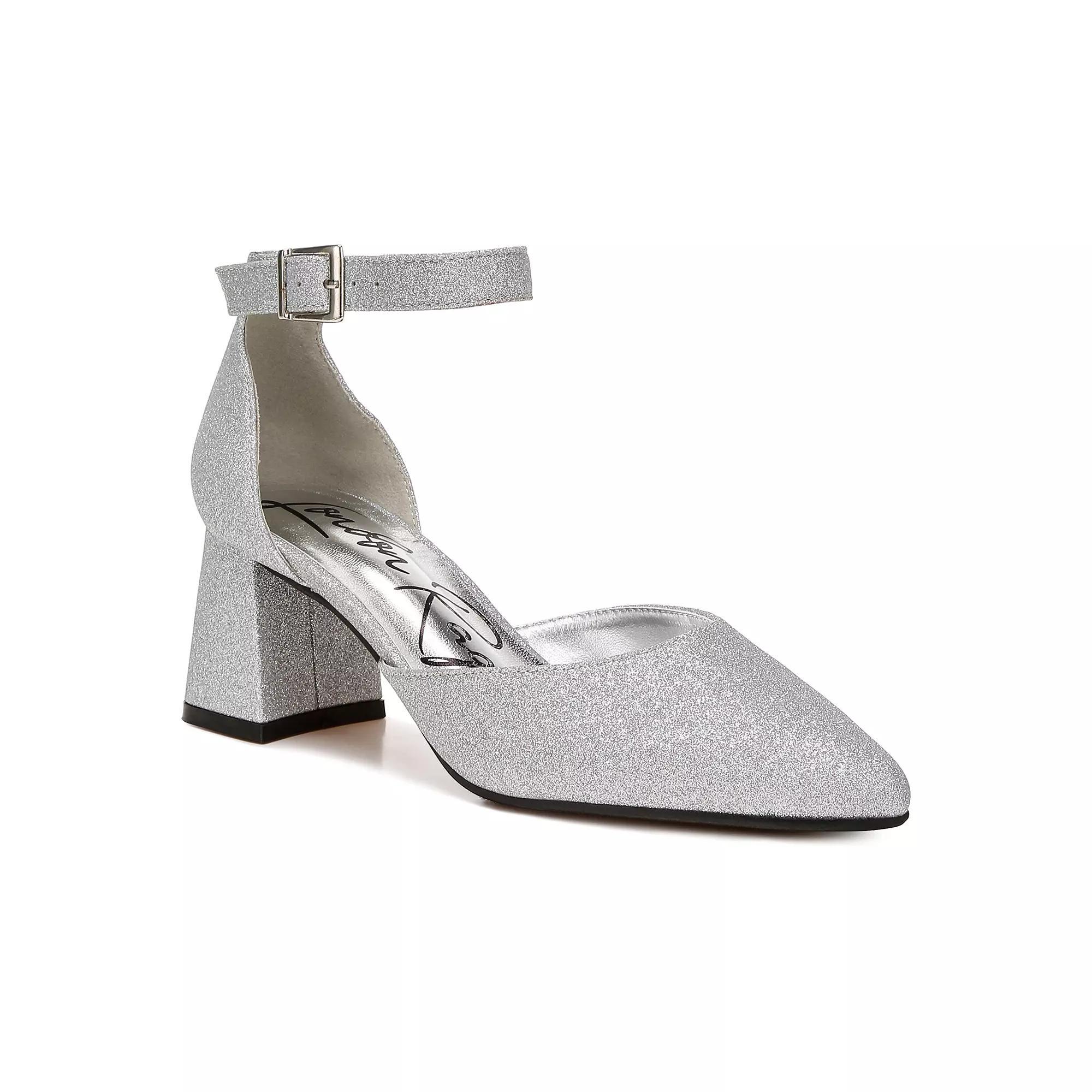 London Rag Taznia Women's Heeled Sandals, Size: 10, Silver Product Image