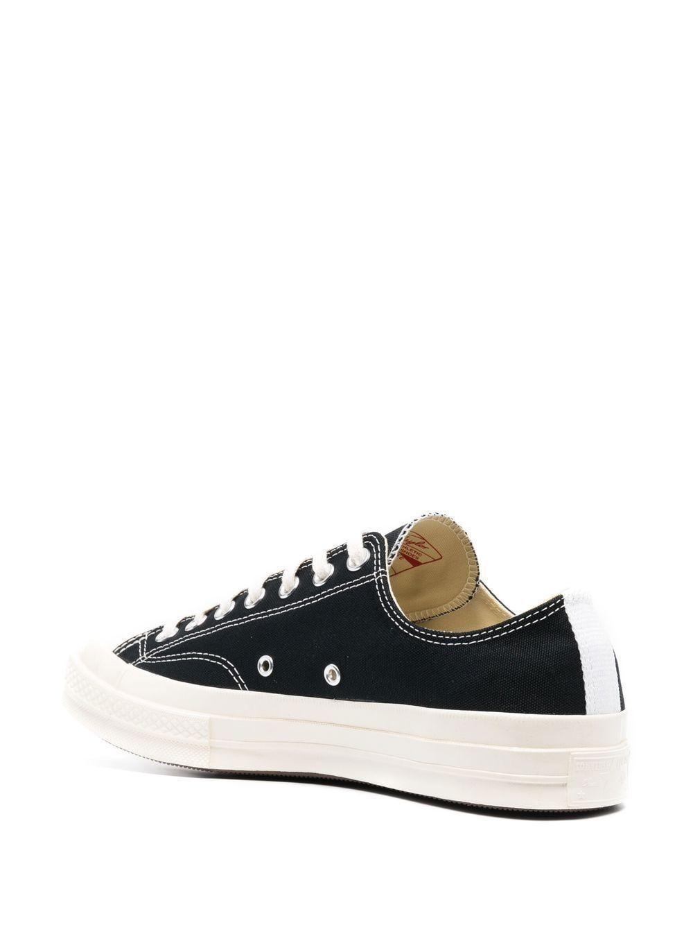 x Comme Des Garçons Play Chuck 70 Ox "Half Heart Black" sneakers Product Image