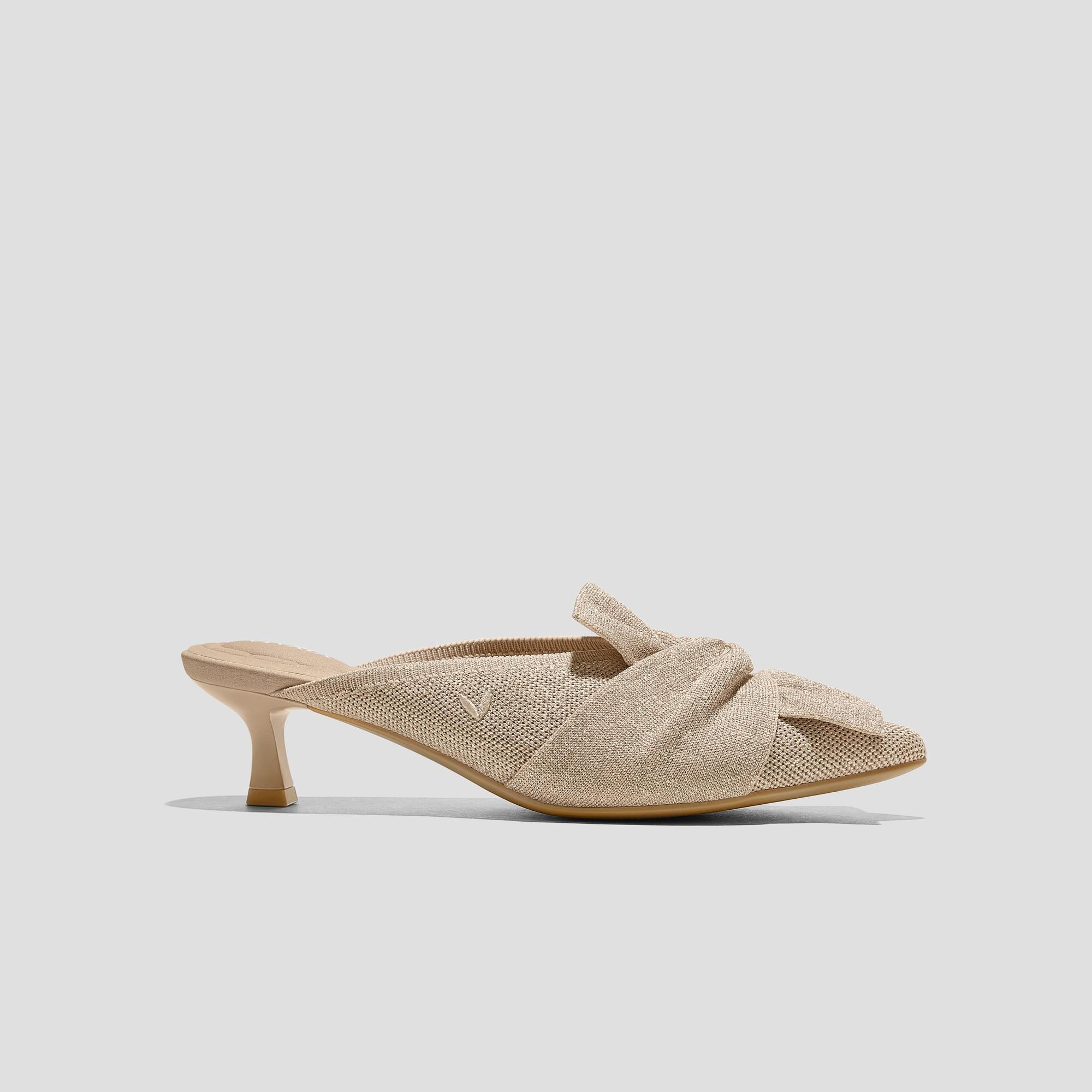 Pointed-Toe Bow Sandals (Samira) Product Image