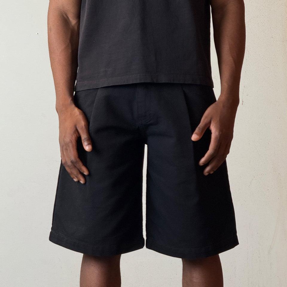 Shibuya Pleated Shorts | Baggy, Wide-Leg Product Image