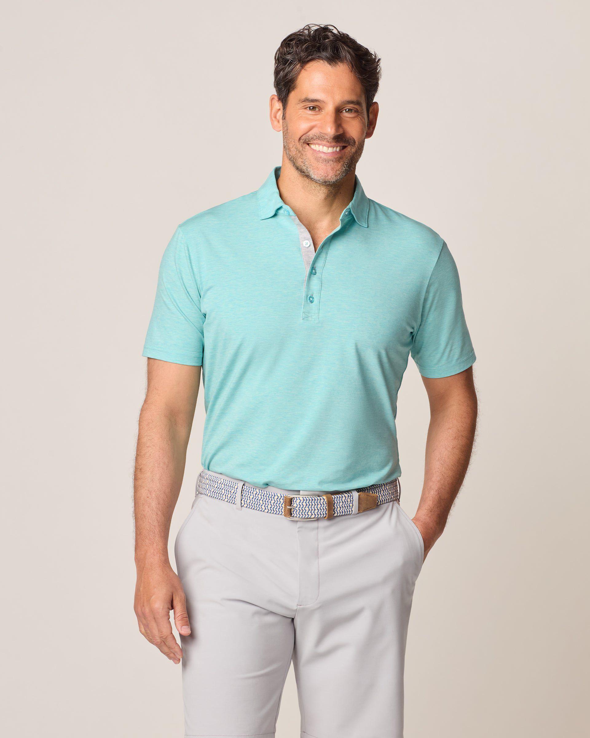 Linxter Cotton Blend Performance Polo Male Product Image