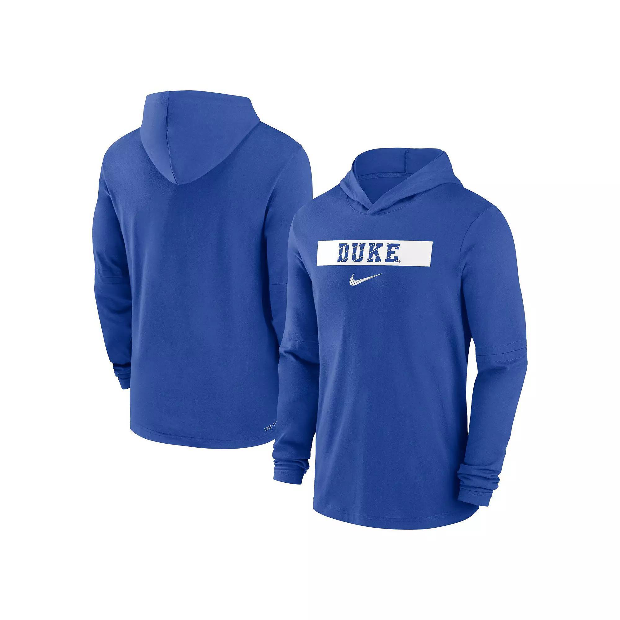 Mens Nike LSU Tigers Sideline Hoodie Performance Long Sleeve T-Shirt Product Image
