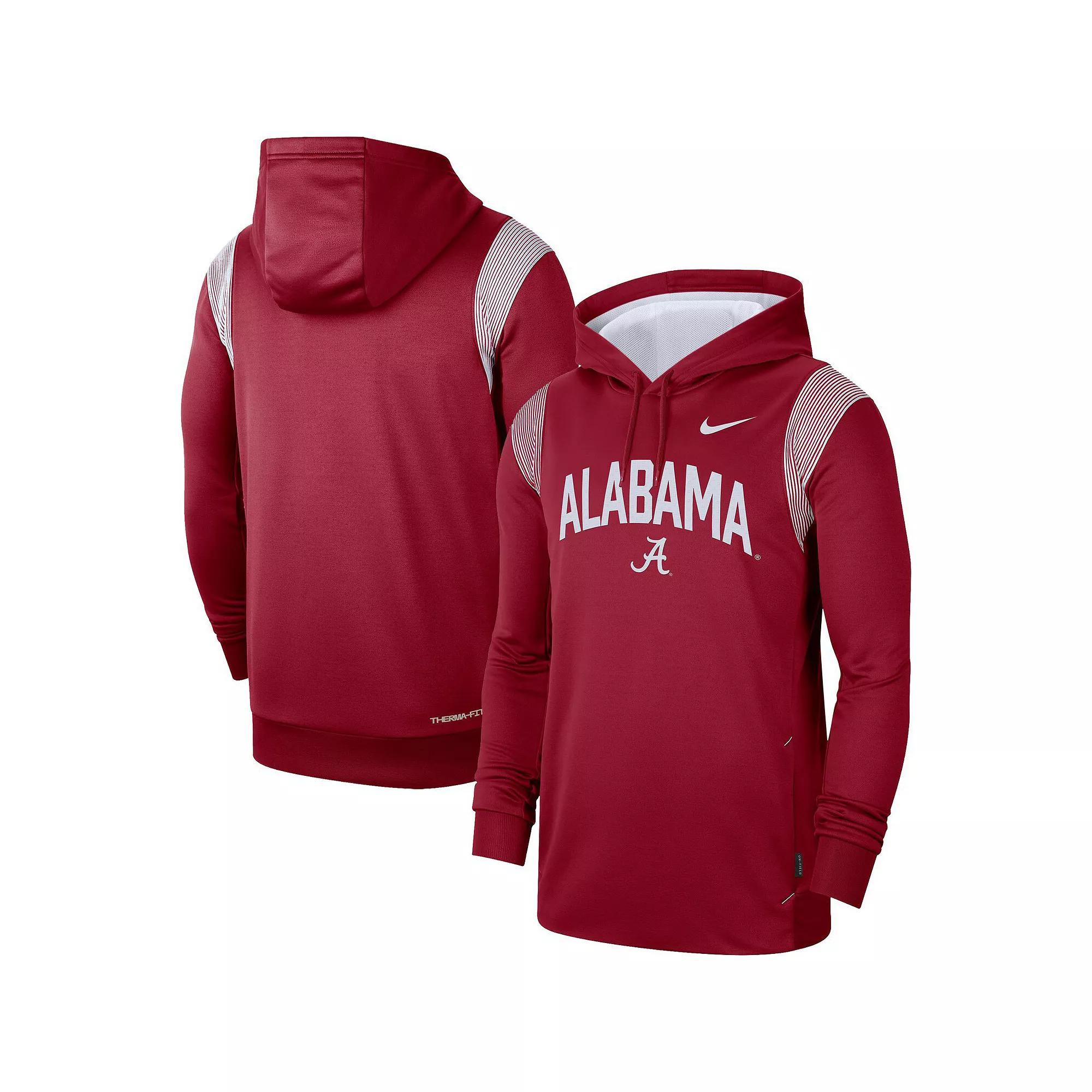 Men's Nike Crimson Alabama Crimson Tide 2022 Game Day Sideline Performance Pullover Hoodie, Size: Small, Red Product Image