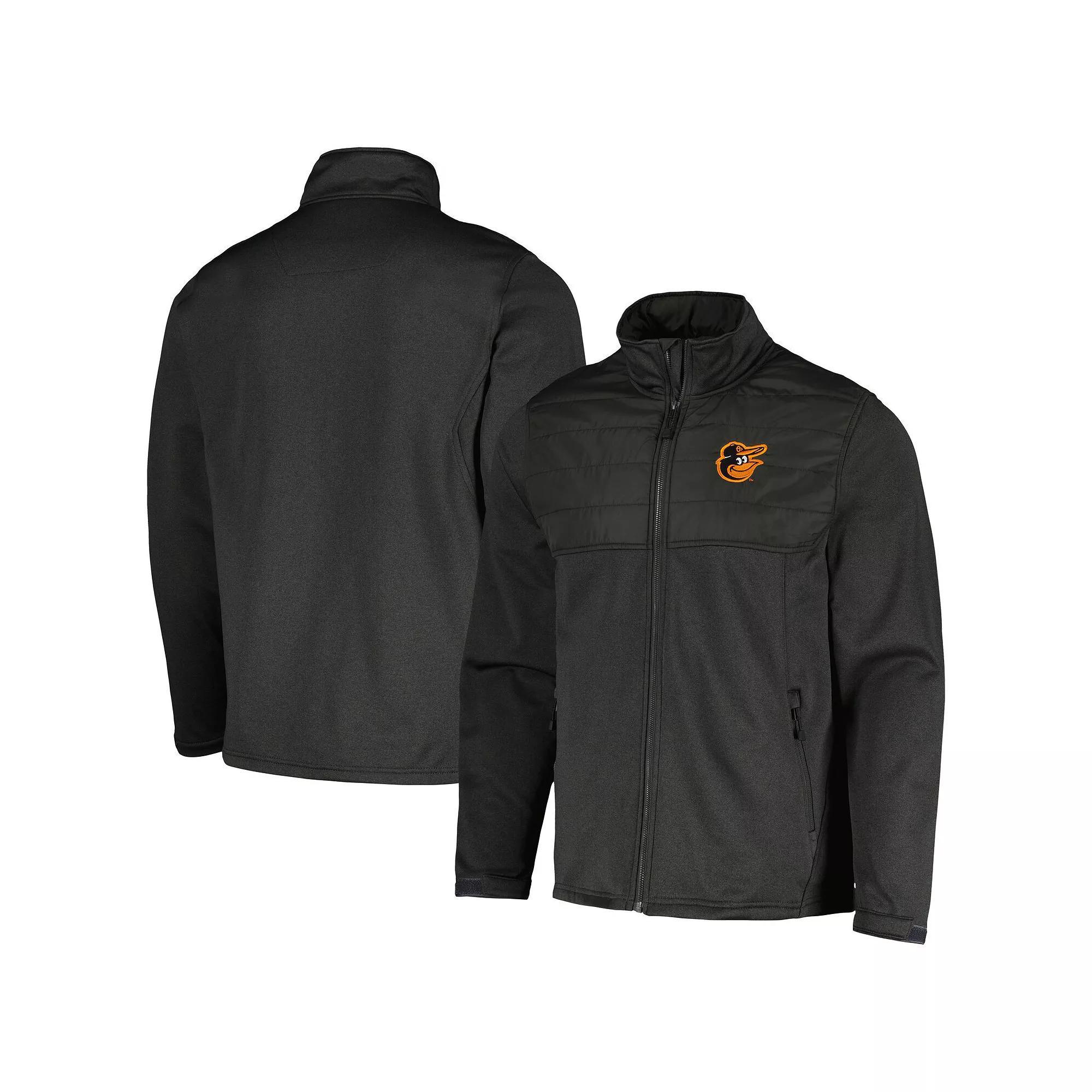 Men's Dunbrooke  Heather Black Baltimore Orioles Explorer Full-Zip Jacket, Size: XL, Charco Product Image