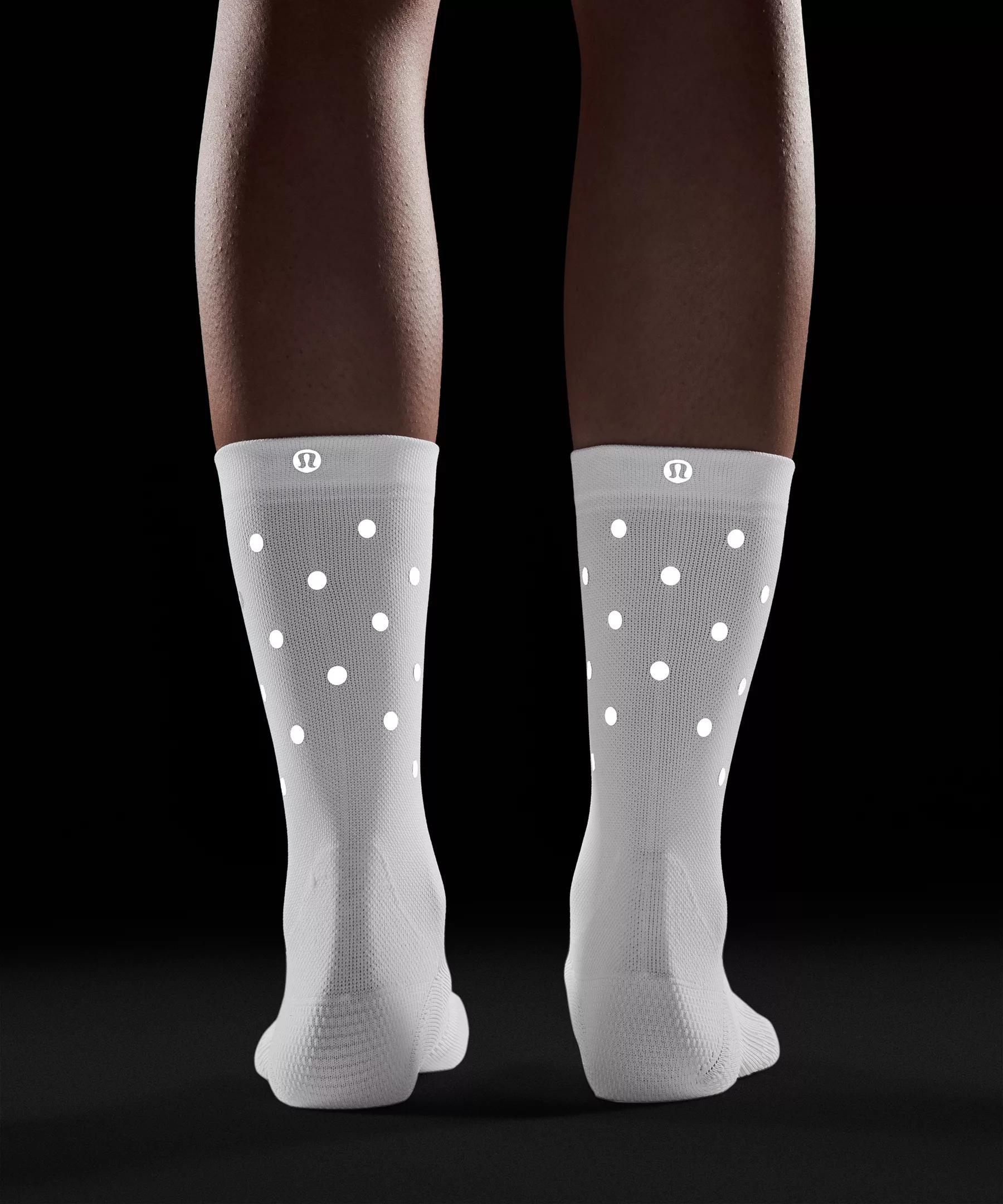 Women's Power Stride Crew Socks *Dot Reflective Product Image