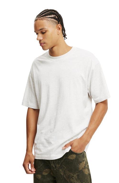 Cotton On Men's Organic Loose Fit T-Shirt in White Marle at Nordstrom, Size X-Small Product Image