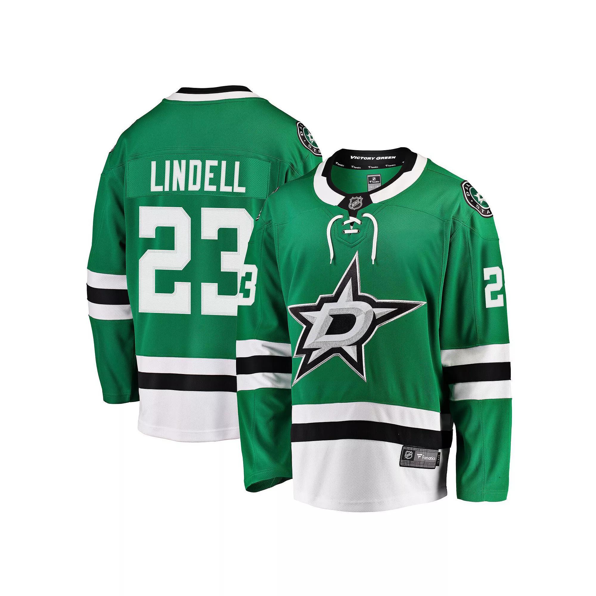 Men's Fanatics Branded Esa Lindell Kelly Green Dallas Stars Breakaway Jersey, Size: 2XL, Str Green Product Image