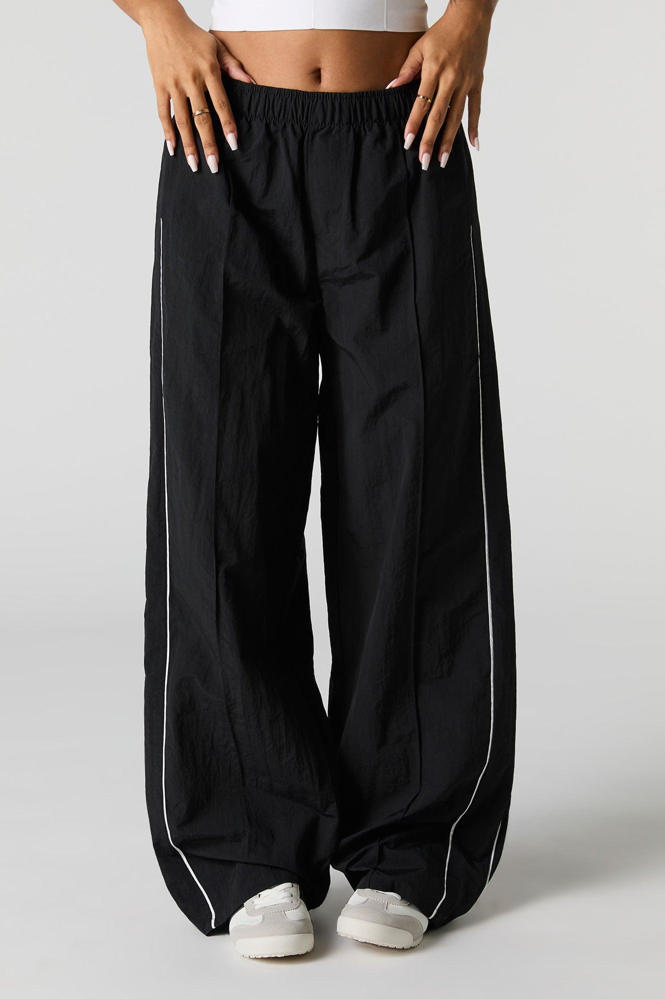 Nylon Wide Leg Pant Female Product Image