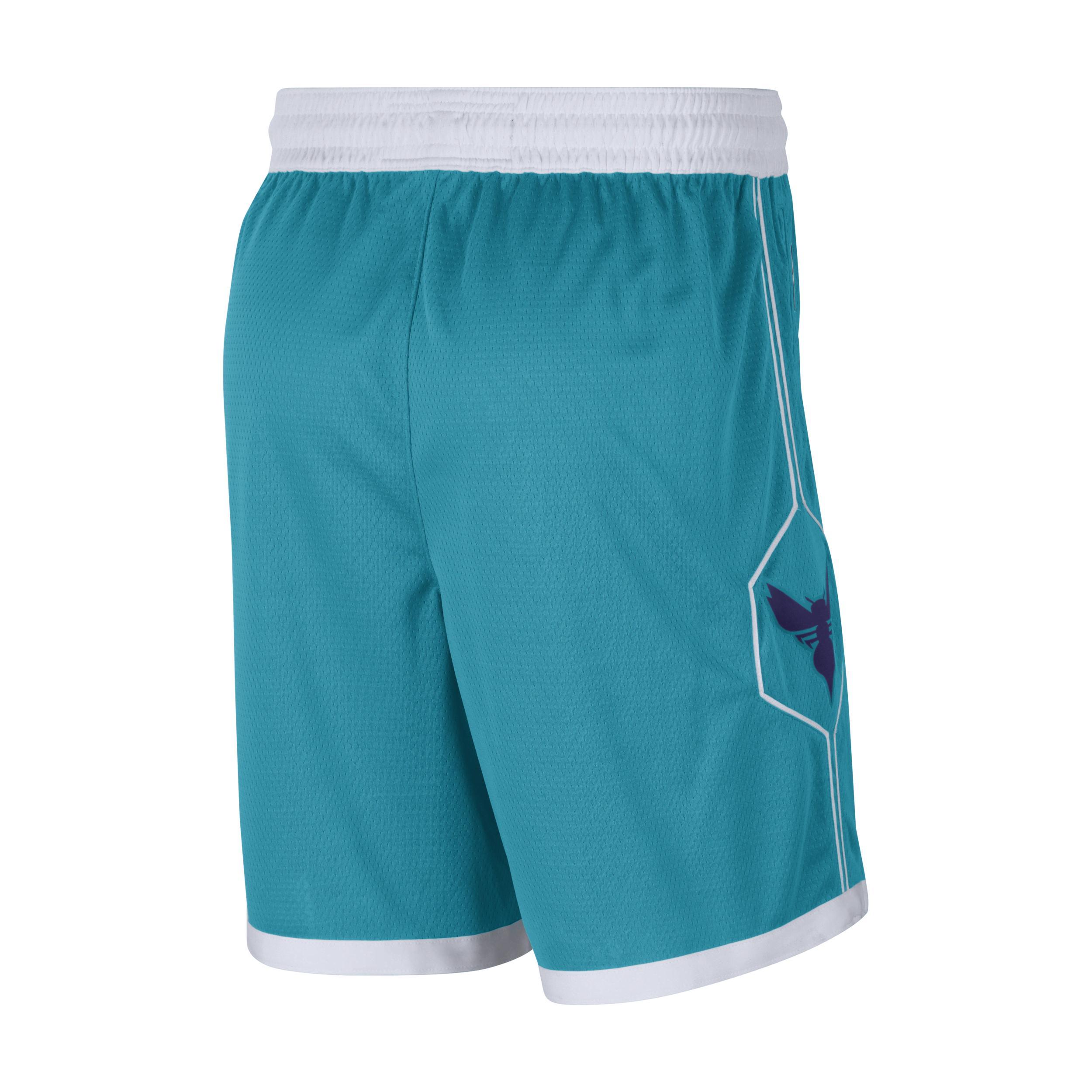 Mens Jordan Teal 2019/20 Charlotte Hornets Icon Edition Swingman Shorts Product Image