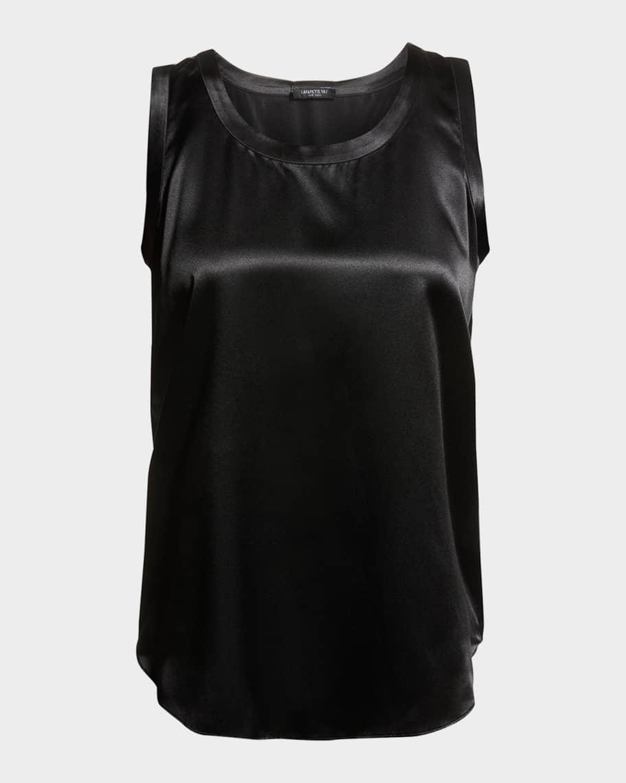 Perla Luxe Reversible Silk Charmeuse Shell Product Image