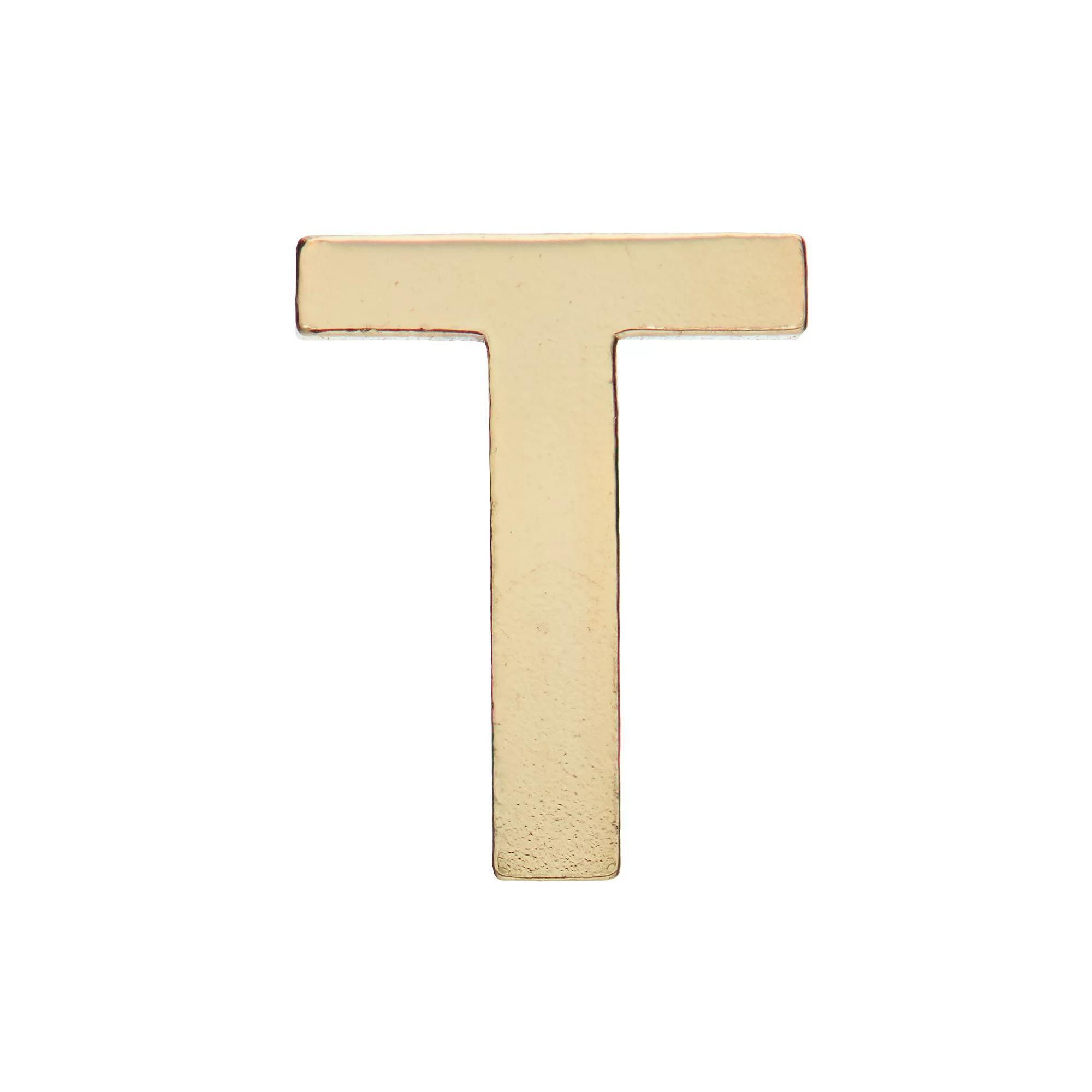 Au Naturale 14k Gold Initial Single Stud Earring, Women's Product Image