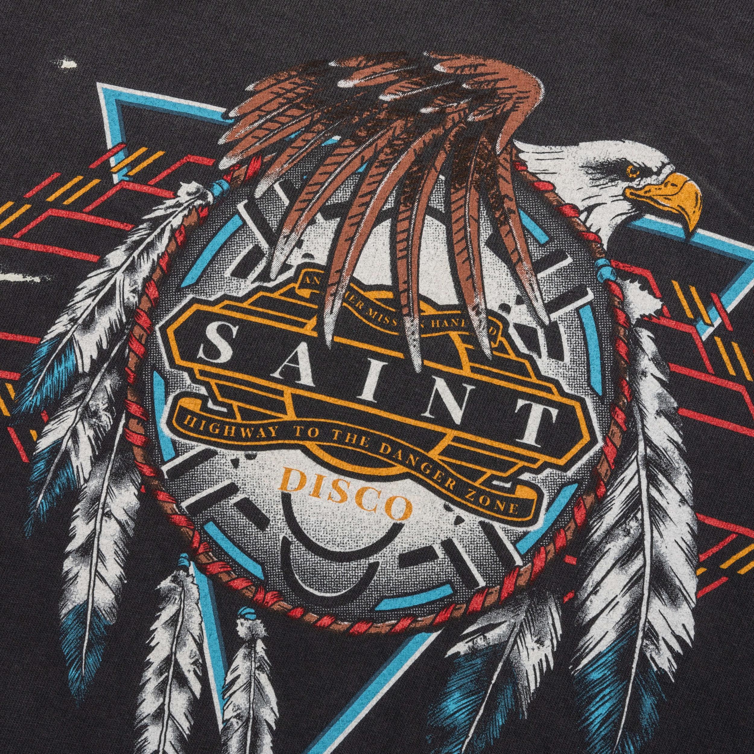 Saint Michael X Teflon Disco Mx6 Saint Disco L/S Tee - Black Male Product Image