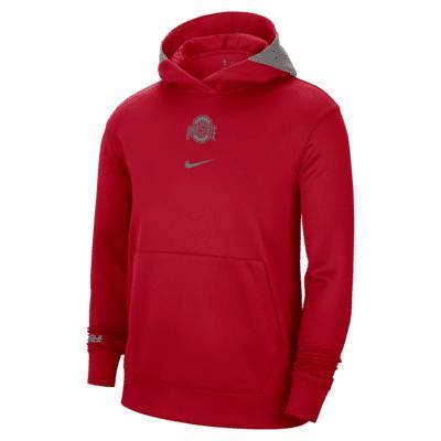 Mens Nike Heather Gray Oklahoma State Cowboys Team Basketball Spotlight Performance Pullover Hoodie Product Image