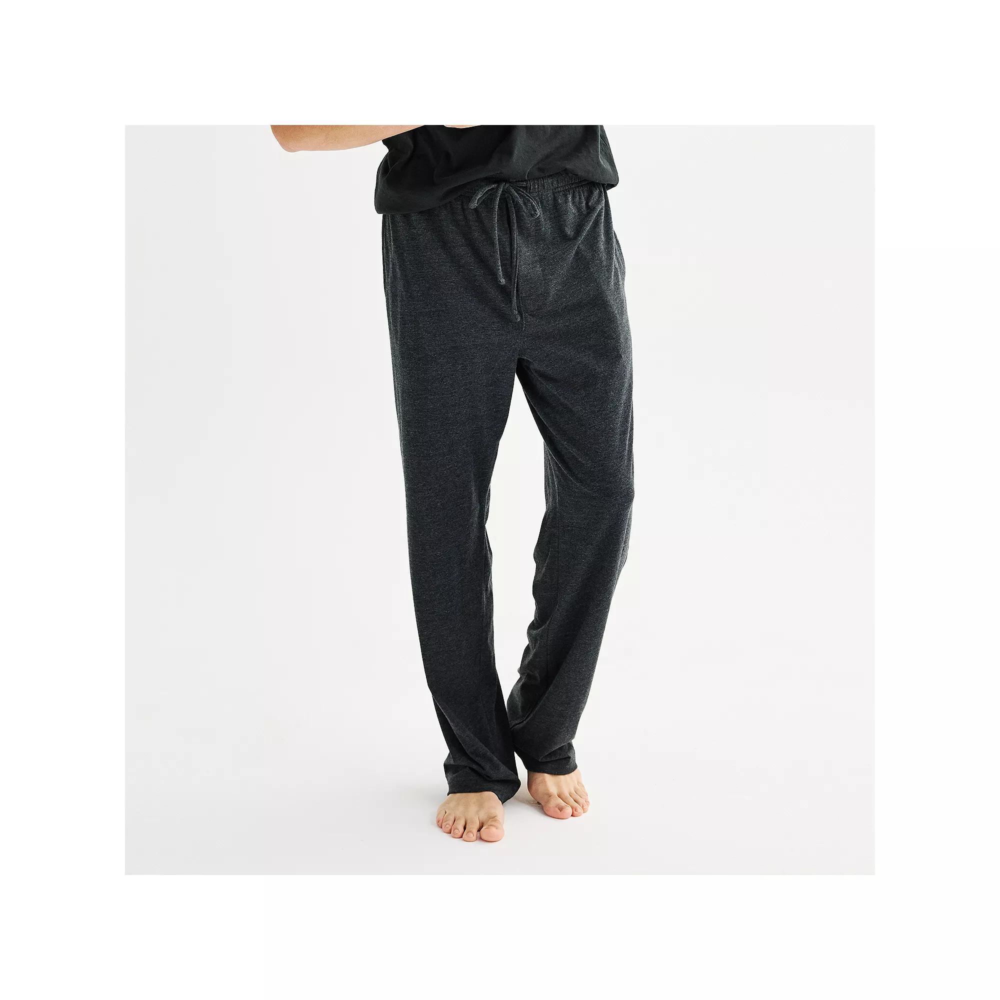 Men's Sonoma Goods For Life® Essential Knit Pajama Pants, Size: Large, Mineral Grey Product Image