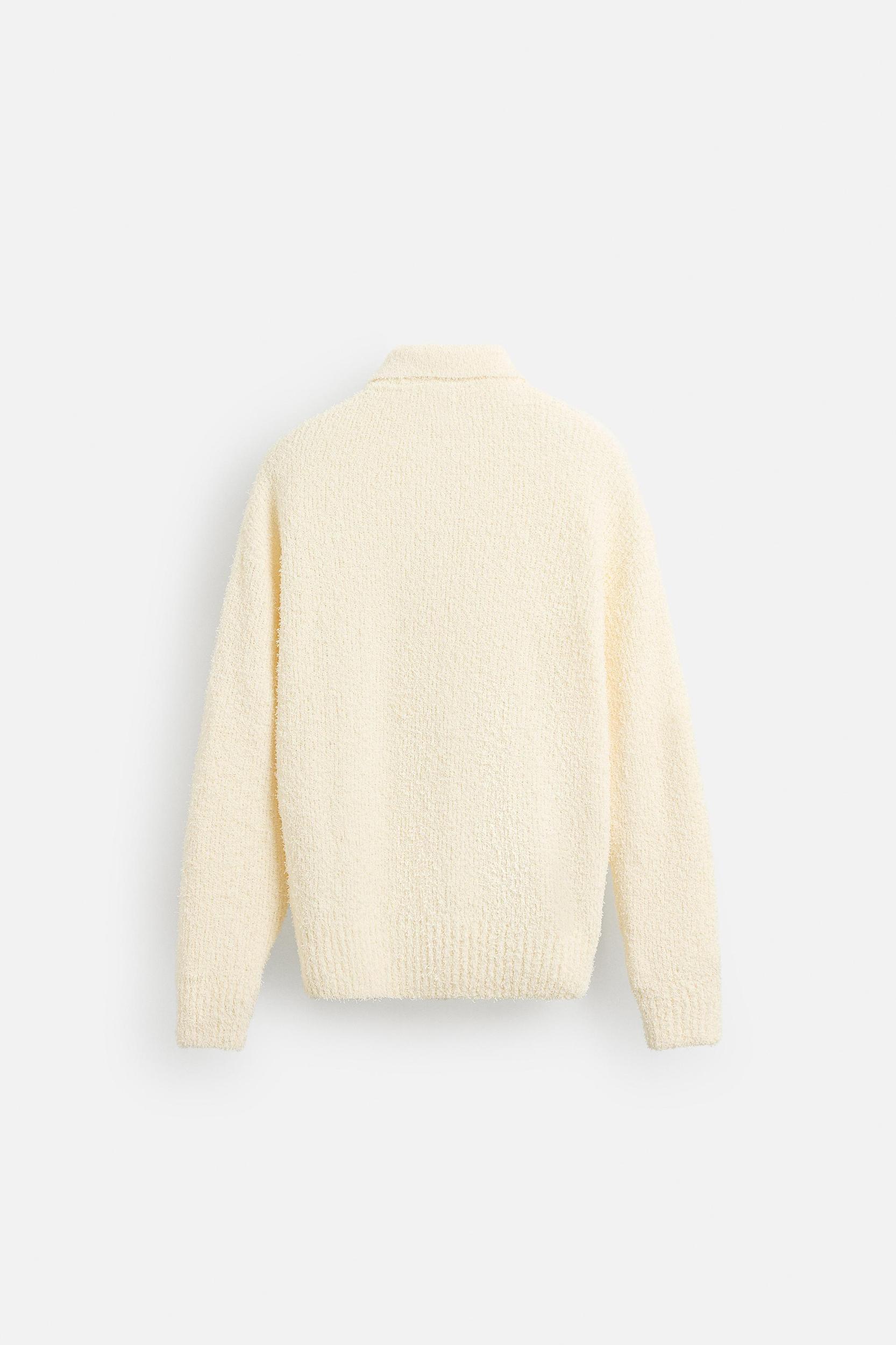 TOWEL TEXTURED CARDIGAN Product Image