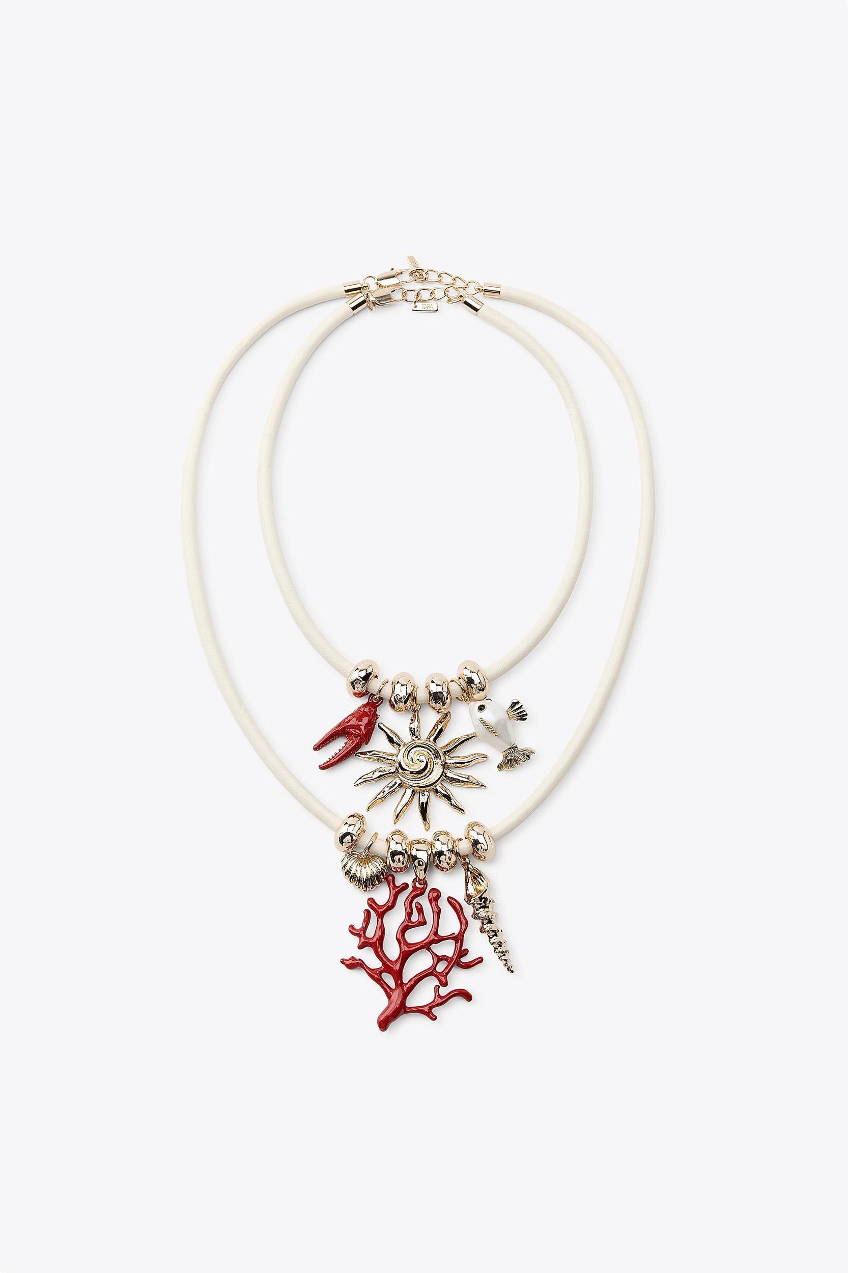 PACK OF 2 MARINE CHARM NECKLACES Product Image