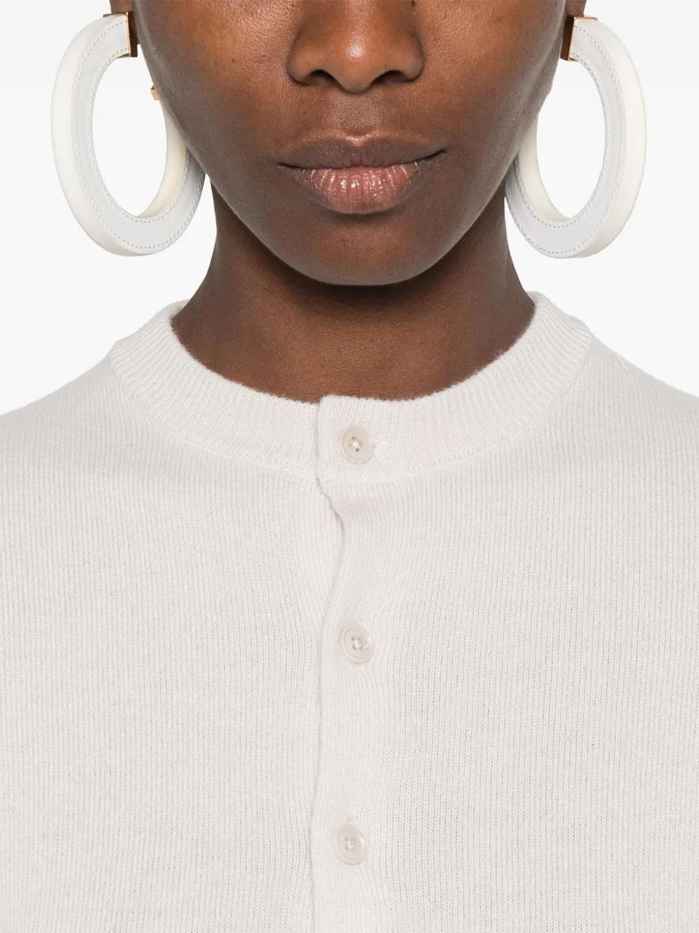 EXTREME CASHMERE N°300 Little 2 Cardigan In Neutrals Product Image